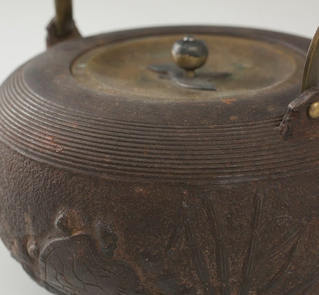 銚子 亀 鉄 燗鍋 間鍋 一対 ペア 金属工芸 茶道具 懐石道具 酒器 茶