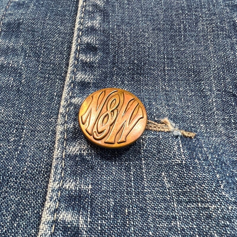 SPECIAL!! 30's~ N&W デニムカバーオール チンストラップ＆チェンジ