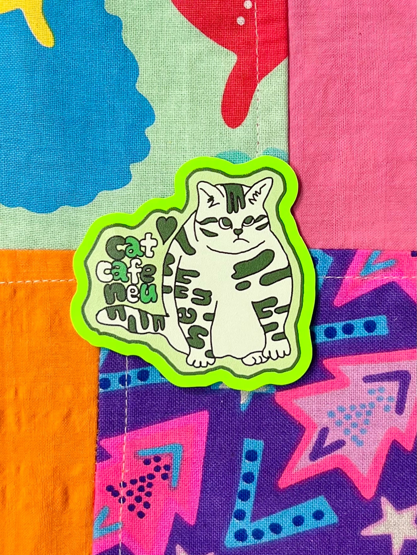 ♢天満くんカラフルステッカー♢ | 保護猫カフェneu。