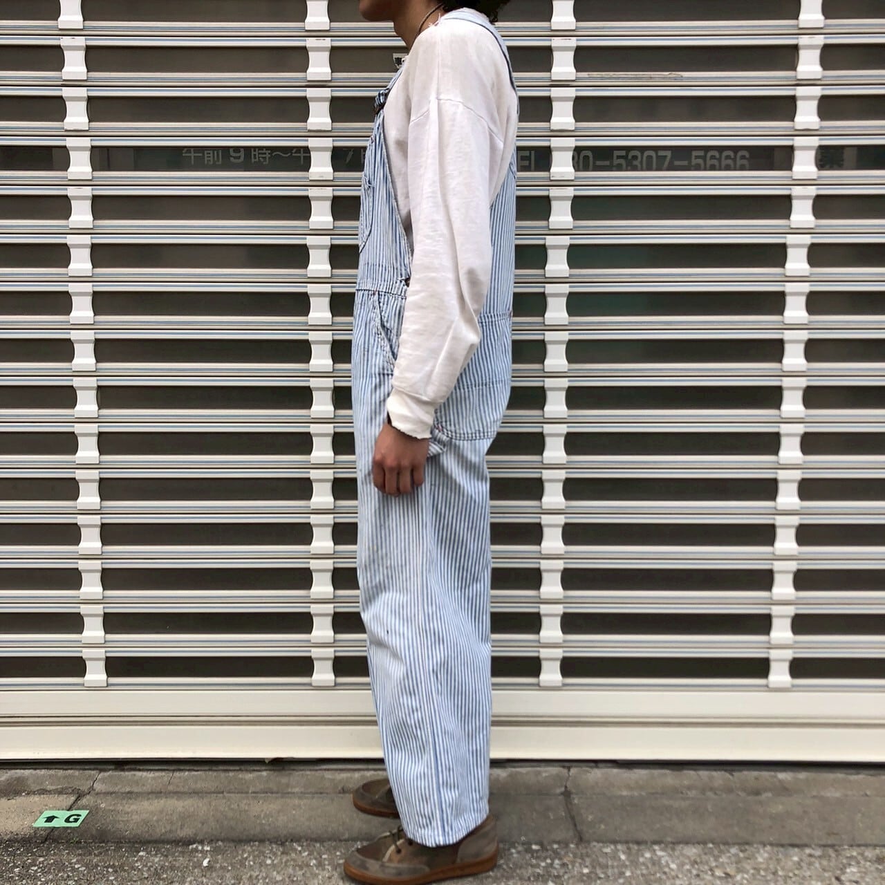 60s USA製 Big Mac ヒッコリー オーバーオール ヴィンテージ 92cm