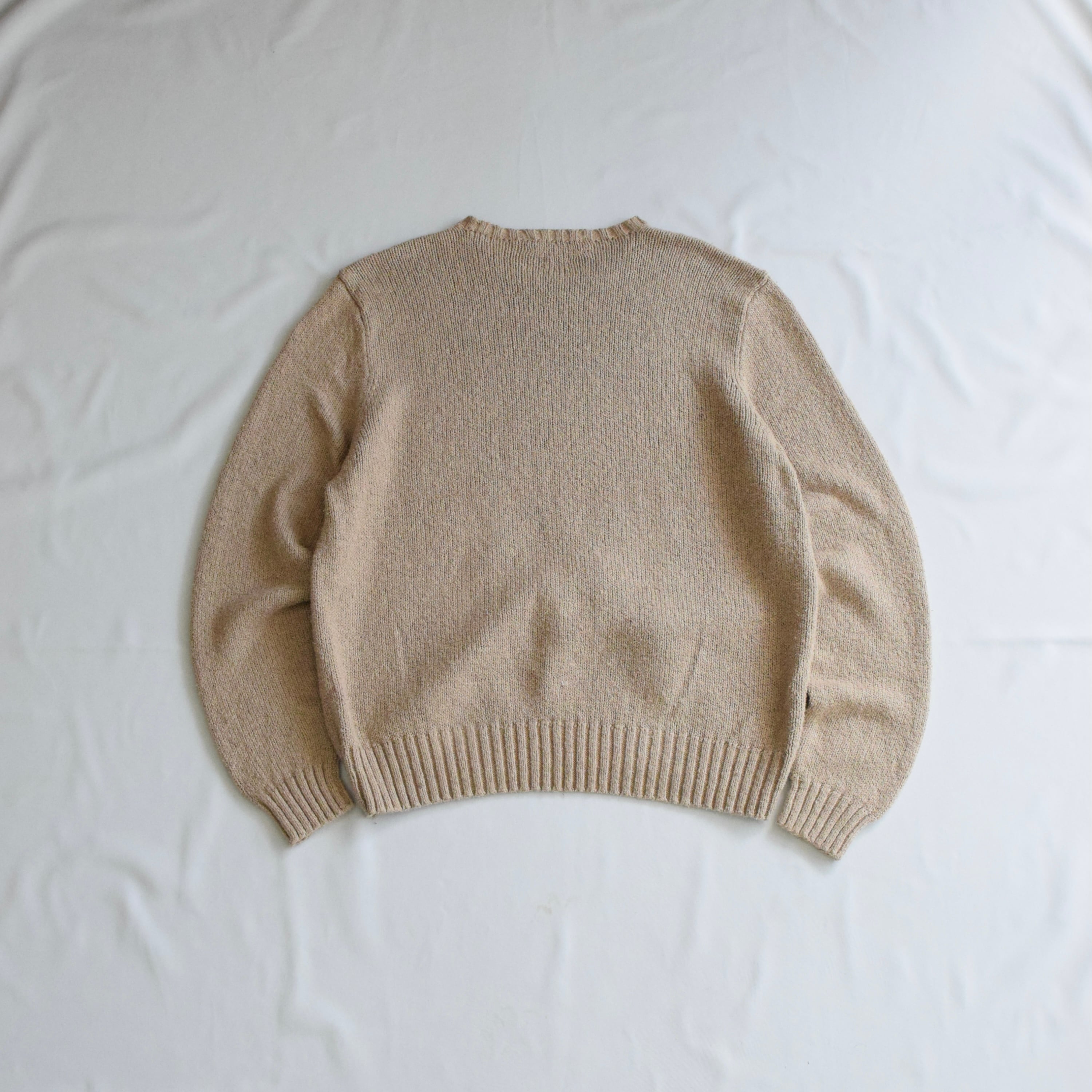 90's~00's Polo by Ralph Lauren コットン×リネンニットセーター