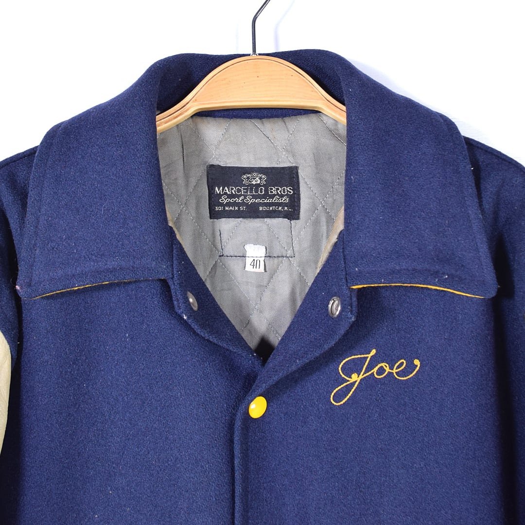 50s マーセロブラザーズ ヴィンテージスタジャン メルトンウール