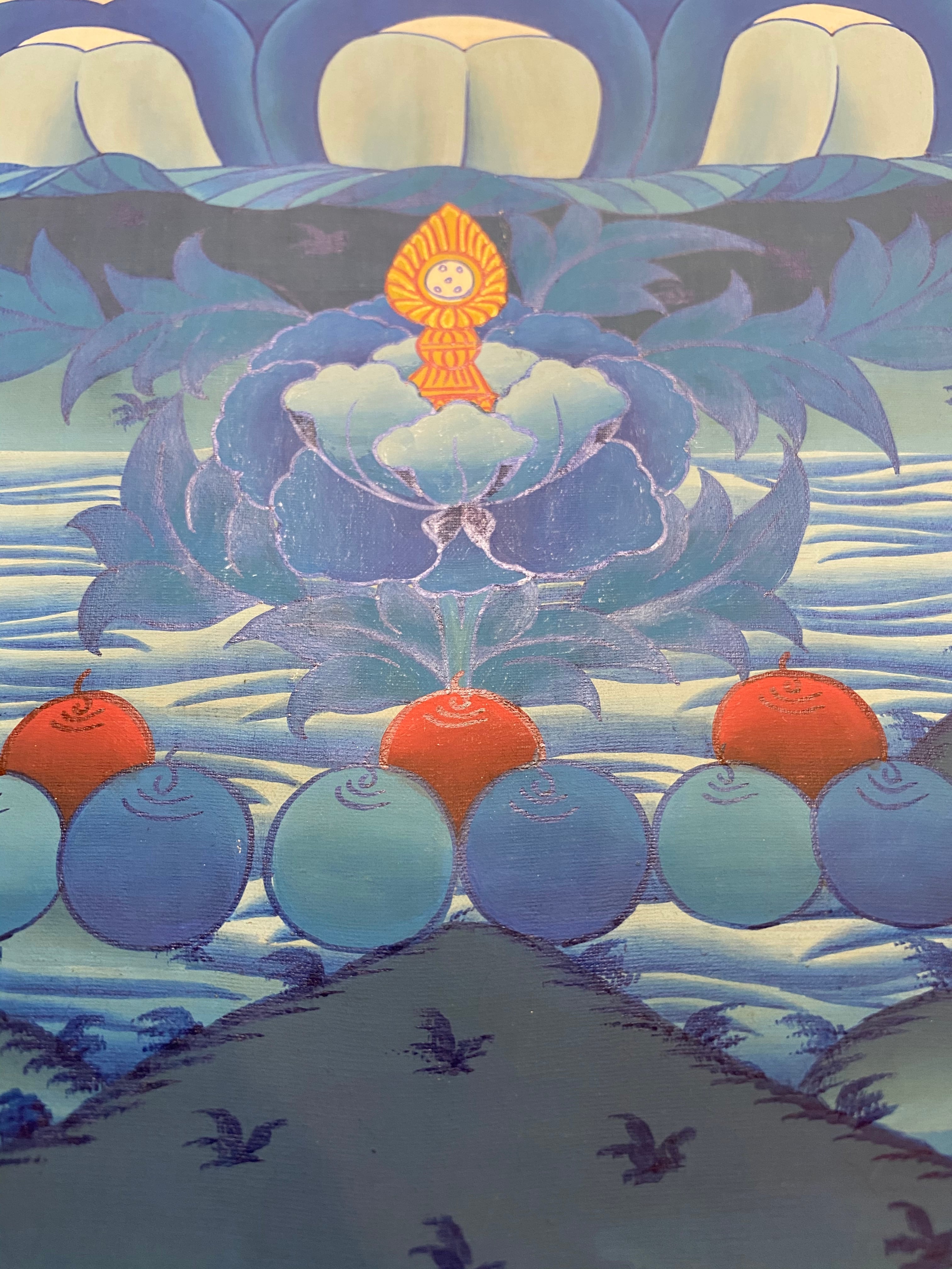 手描き仏画【ブッダシャクティー】法身普賢 ネパールタンカ TA103 | Pay ID