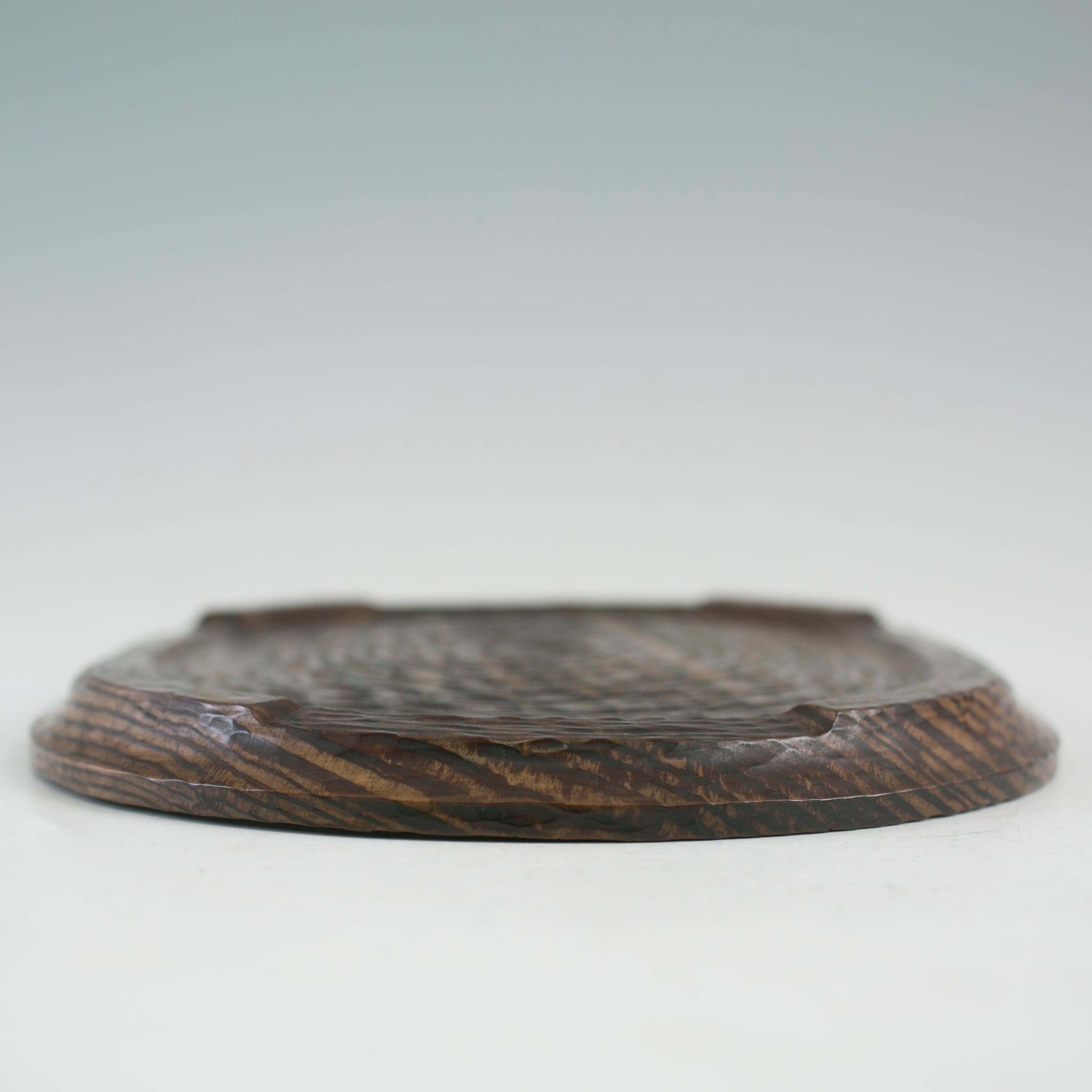 淹茶盆 煎茶盆 松材 今井應心 応心 共箱 茶道具 煎茶道具 急須盆 木彫