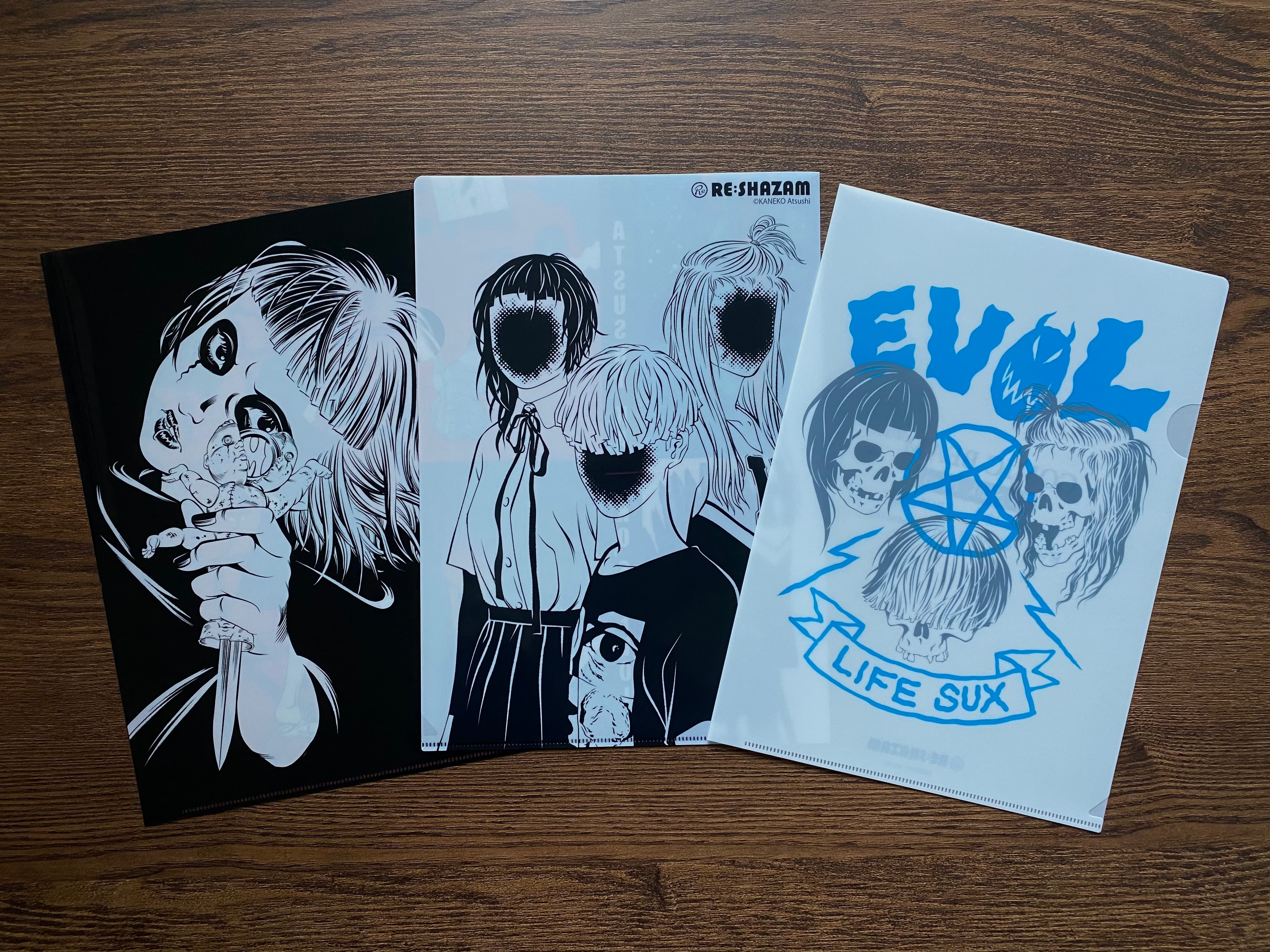 カネコアツシ〉デスコ PUレザーパスケース(両面プリント) | RE:SHAZAM®︎