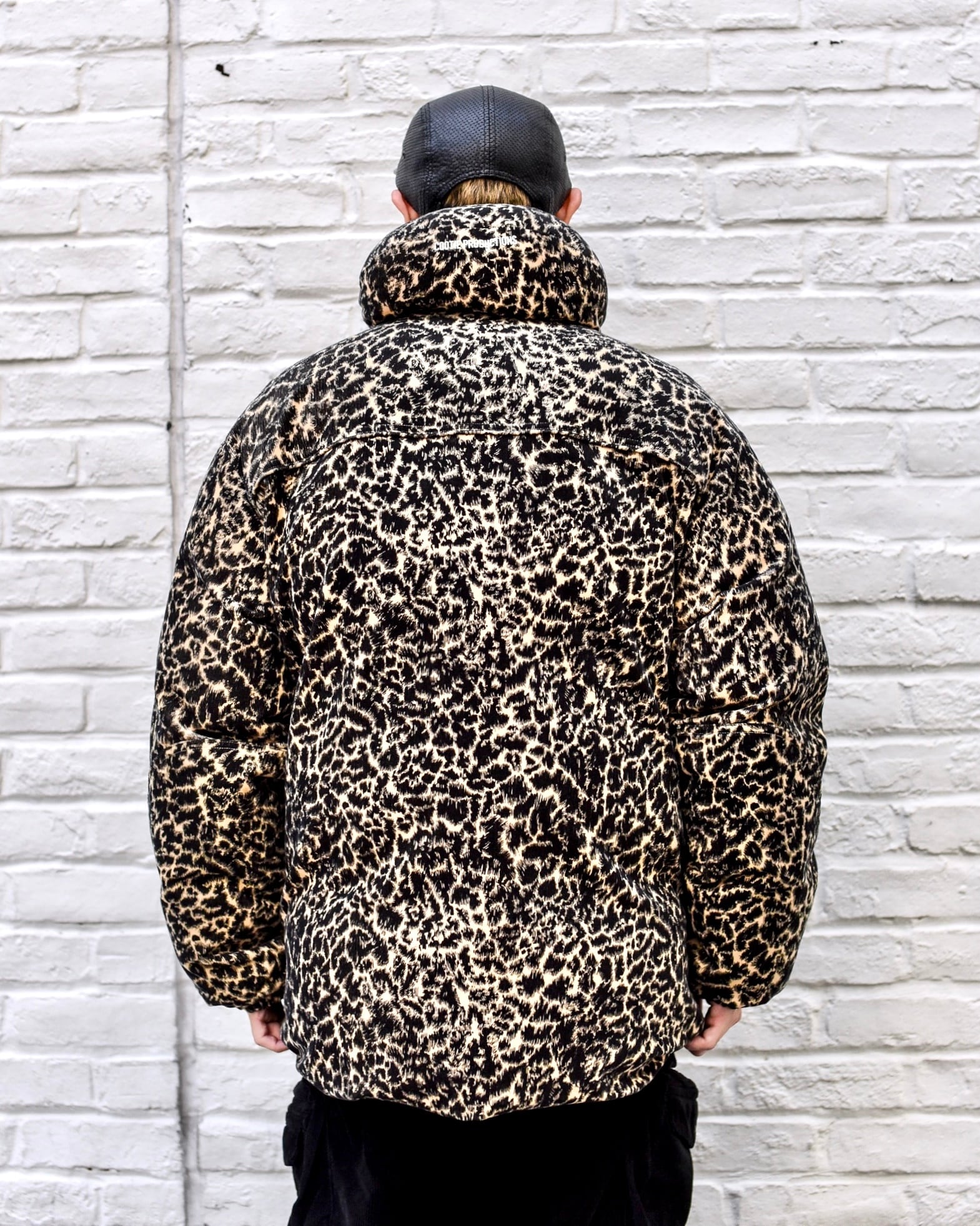 COOTIE PRODUCTIONS - Leopard Corduroy Down Jacket (size-XL) ¥44000