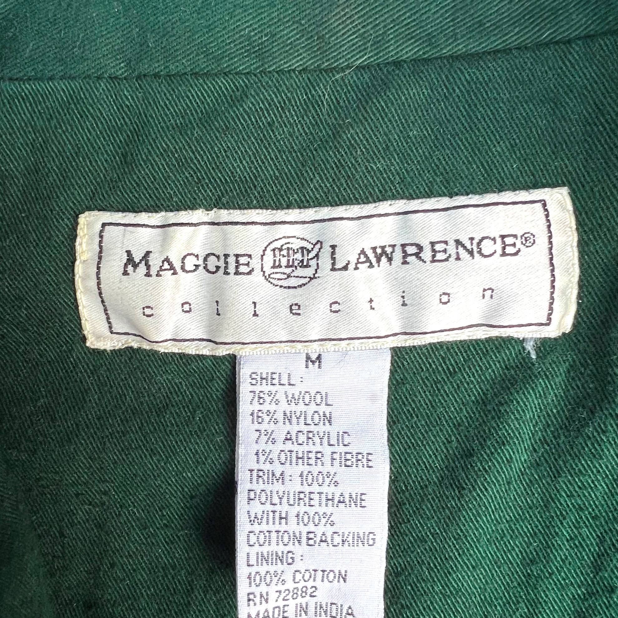 80s 90s Maggie Lawrence ファイアーマンコート M マリンコーデ