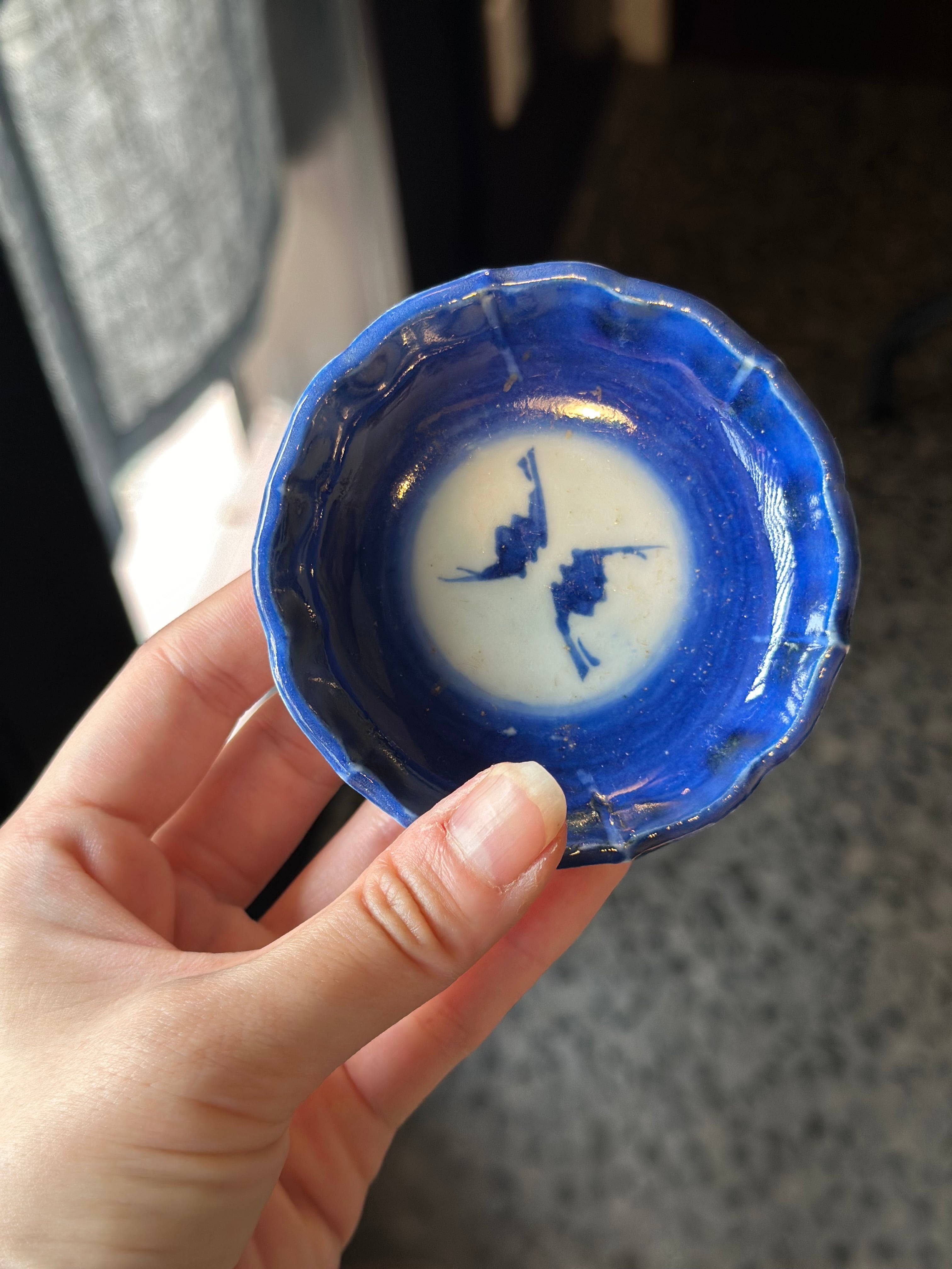 古伊万里 染付小皿 蝙蝠文様 | Antique Shop Soukodo