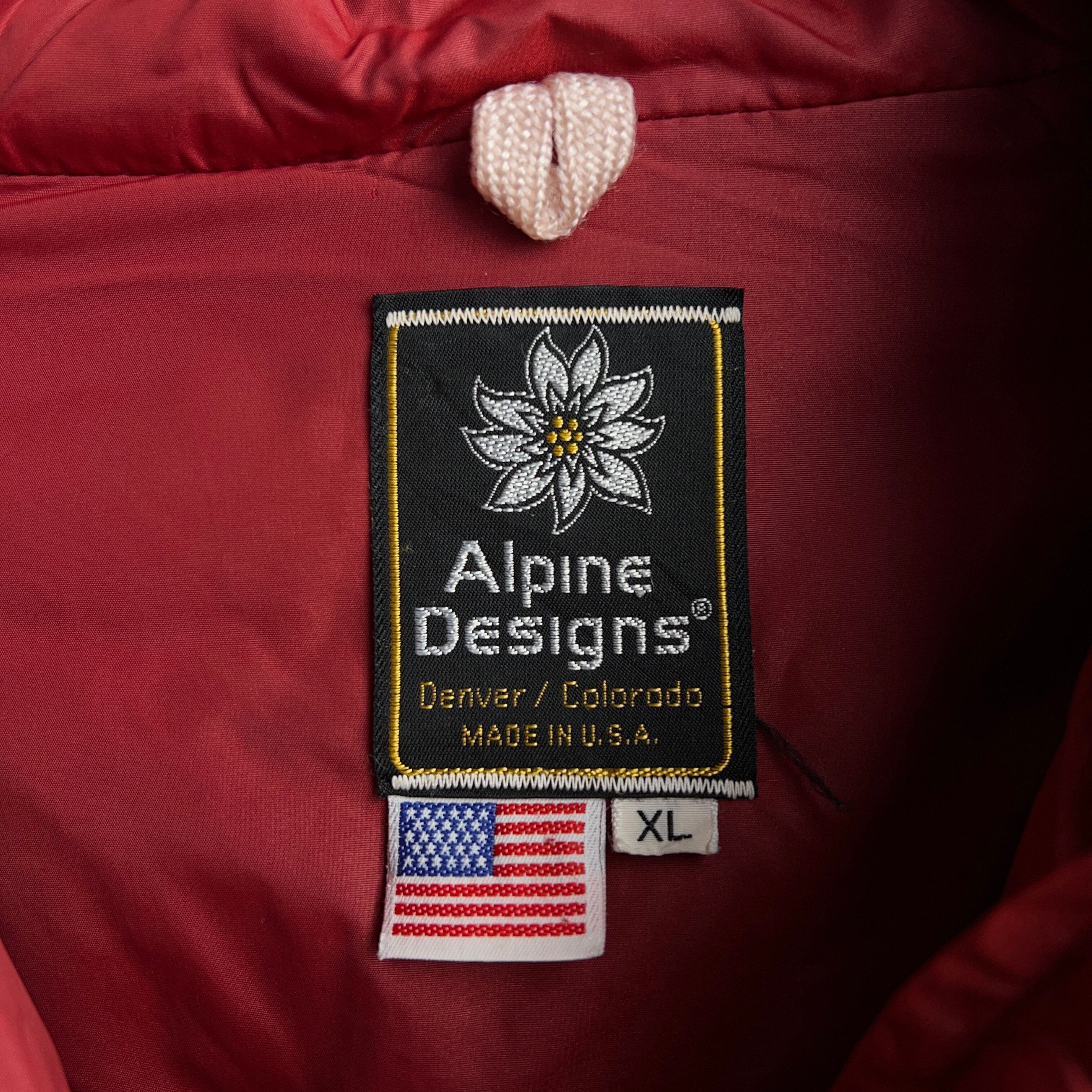 80's ALPINE DESIGNS DOWN JACKET 80年代 アルパインデザイン ダウン