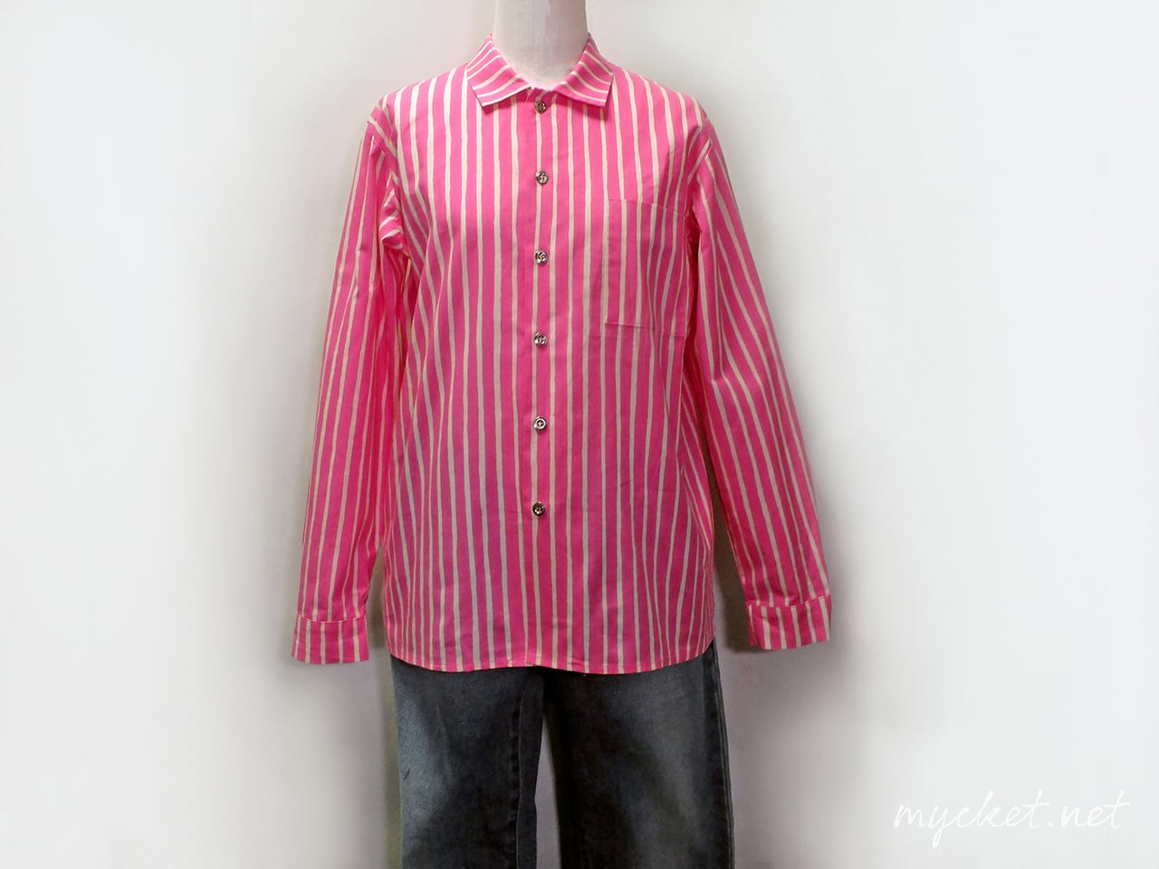 marimekko 「Jokapoika」長袖シャツ（ユーズド/キッズ150サイズ/古着