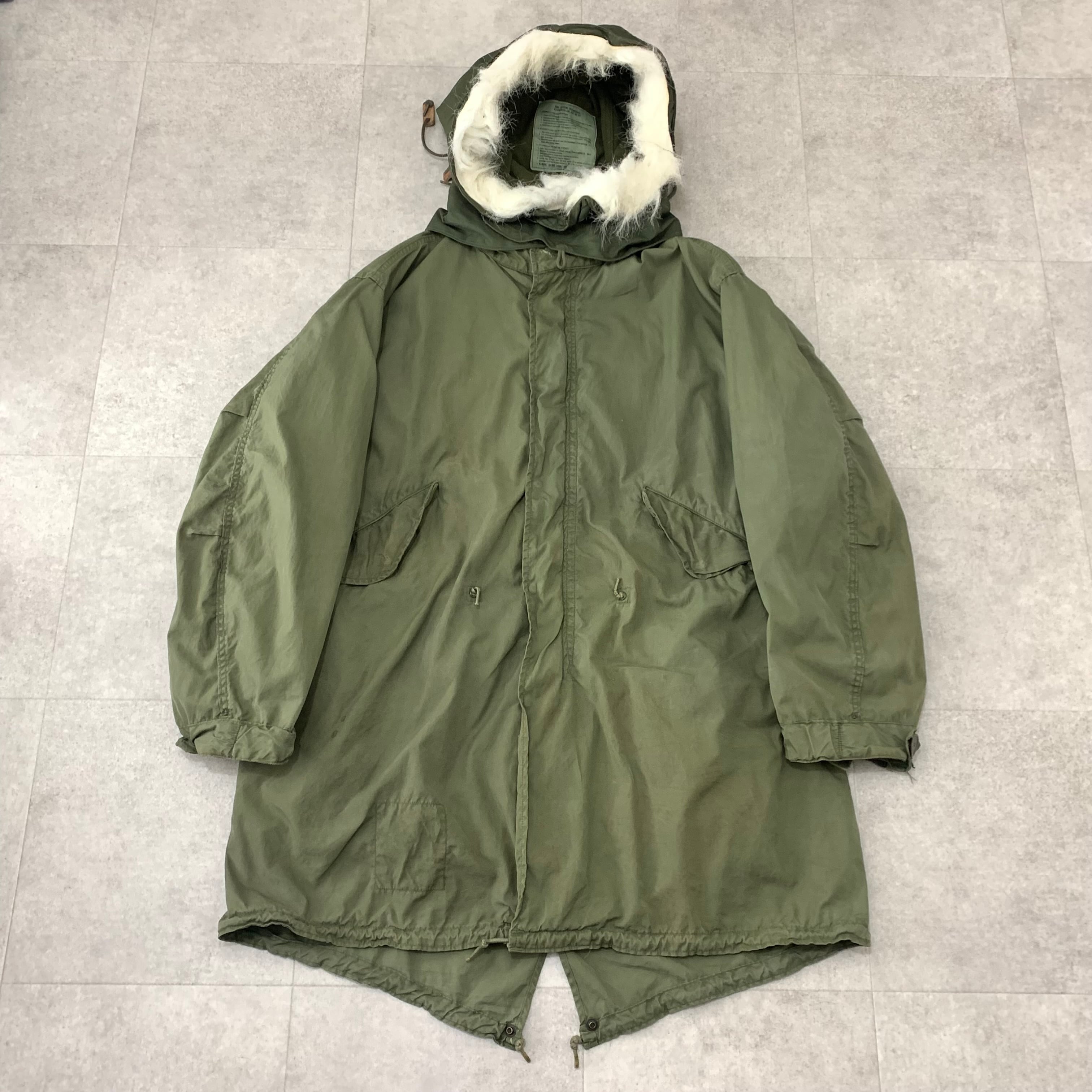 希少 アメリカ軍 初期 m65 フィッシュテール パーカ アルミジップ フル