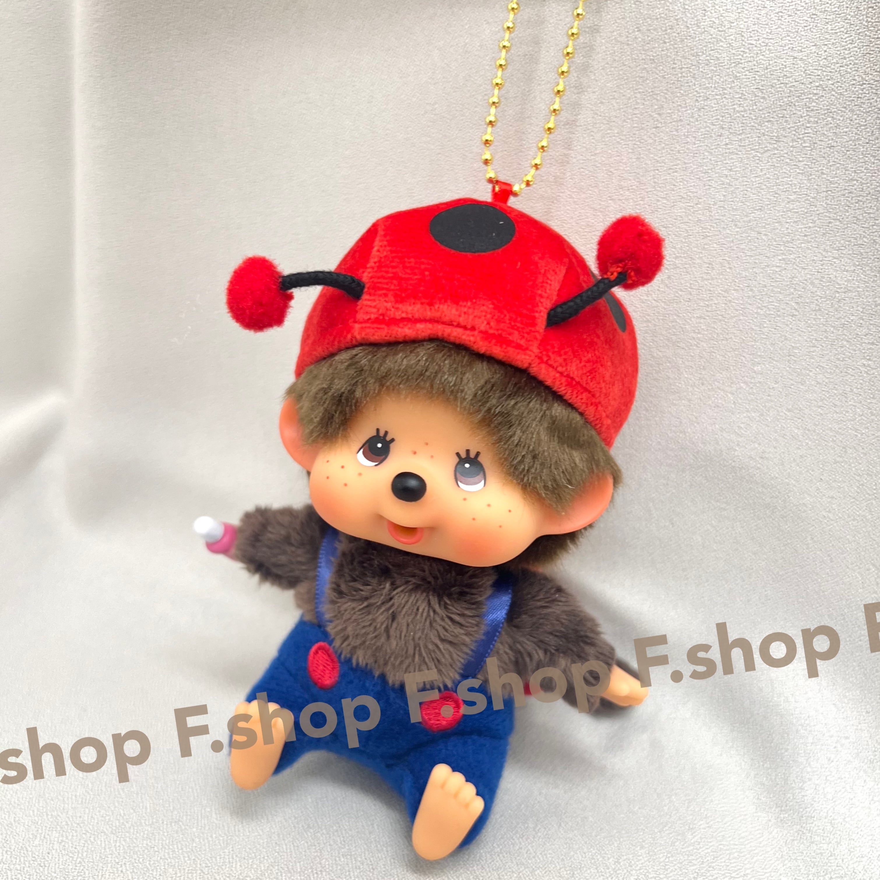 モンチッチ 顔でか SS キーチェーン 「てんとう虫」「ミツバチ」セット