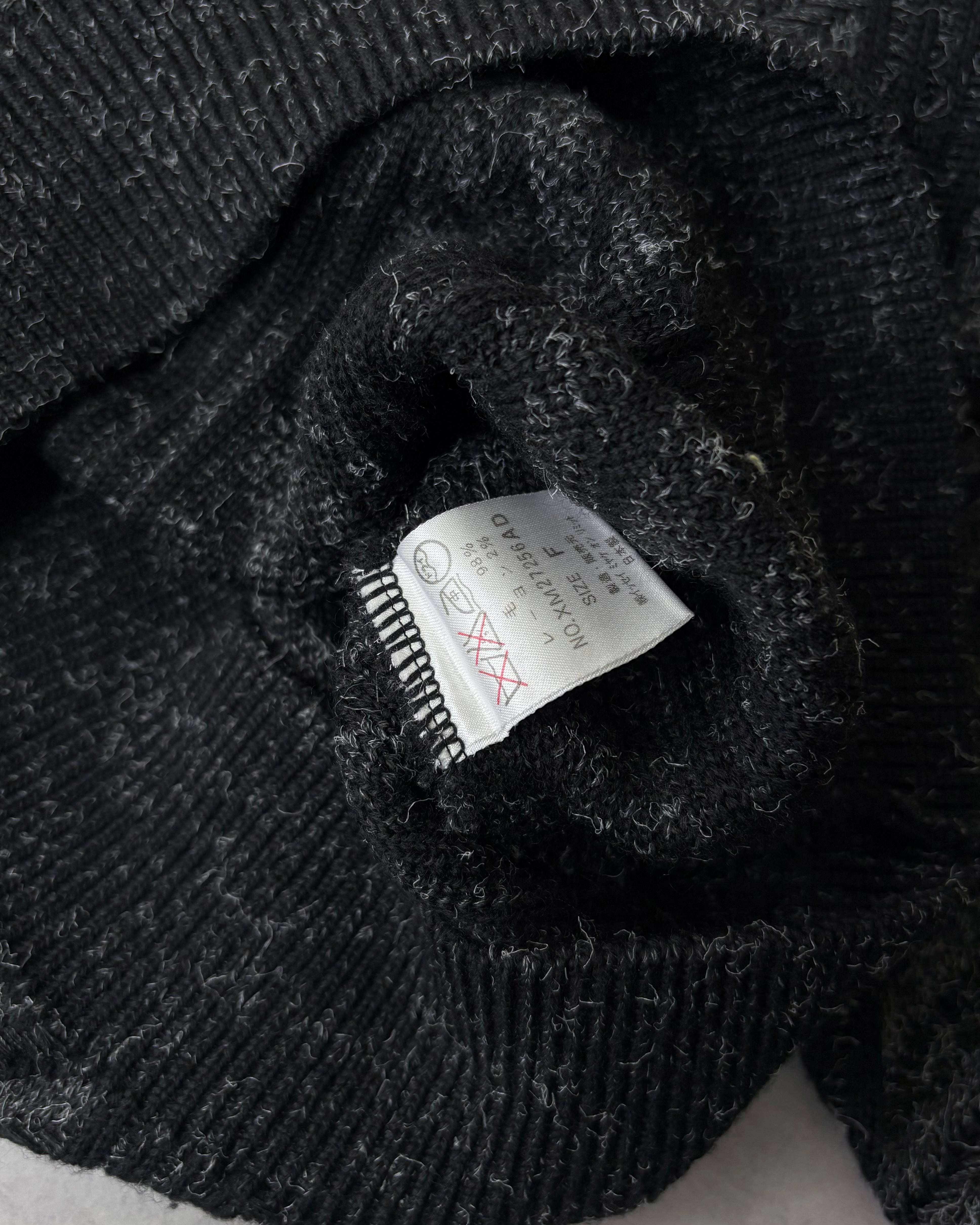 80s (82~89) ISSEY MIYAKE Wool Design Knit 筆タグ | VOLAR