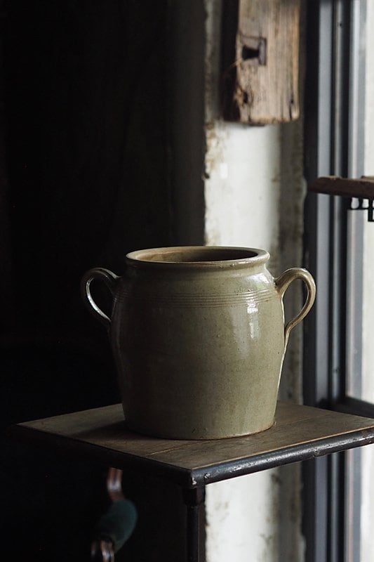南仏のコンフィポット-antique french pottery pot | アンティーク