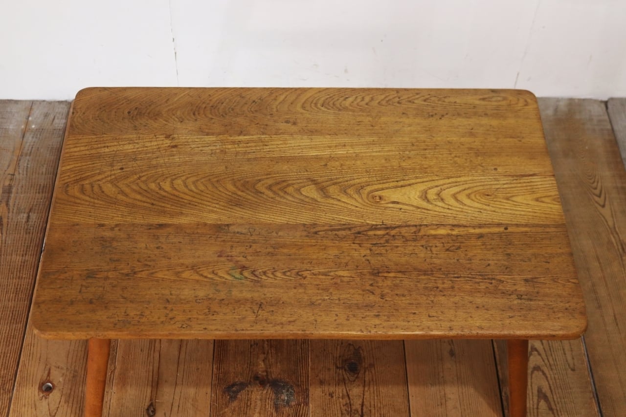 レトロ ローテーブル 座卓 センターテーブル 無垢材 花台 展示台