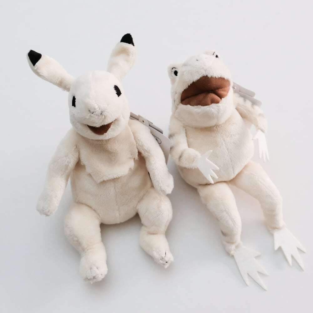 入荷待ち】鳥獣戯画 ぬいぐるみ うさぎ＆かえるセット | hmm, by 東京