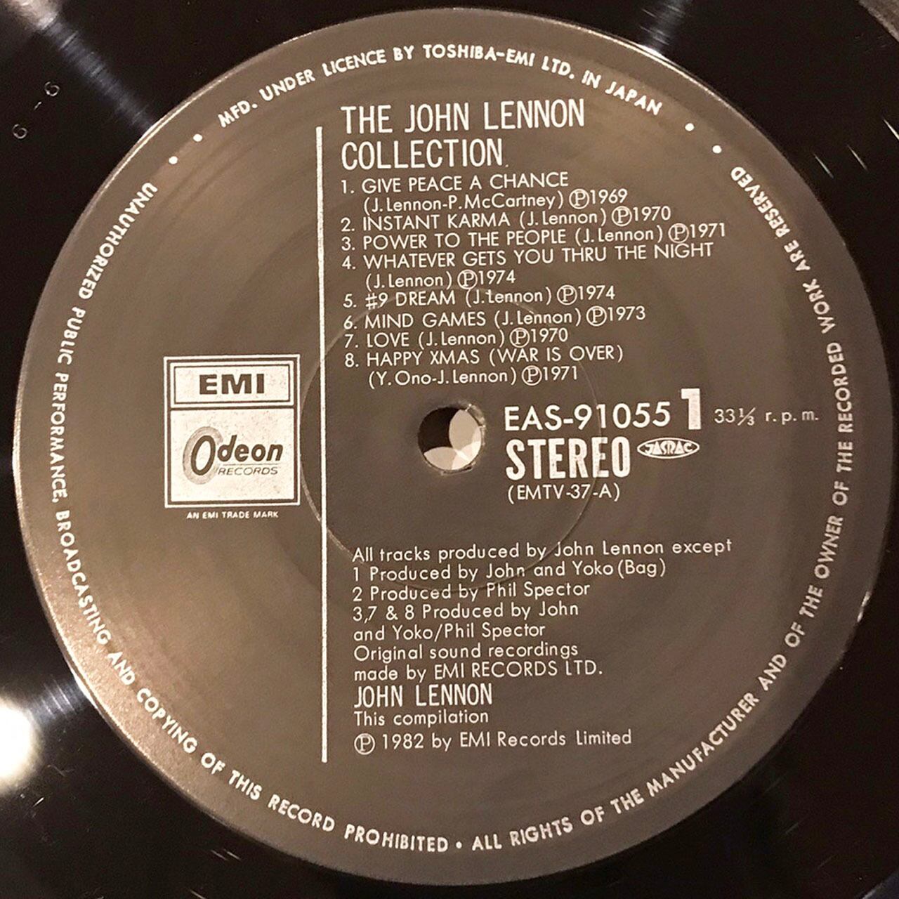 John Lennon ‎– The John Lennon Collection *The Best (LP