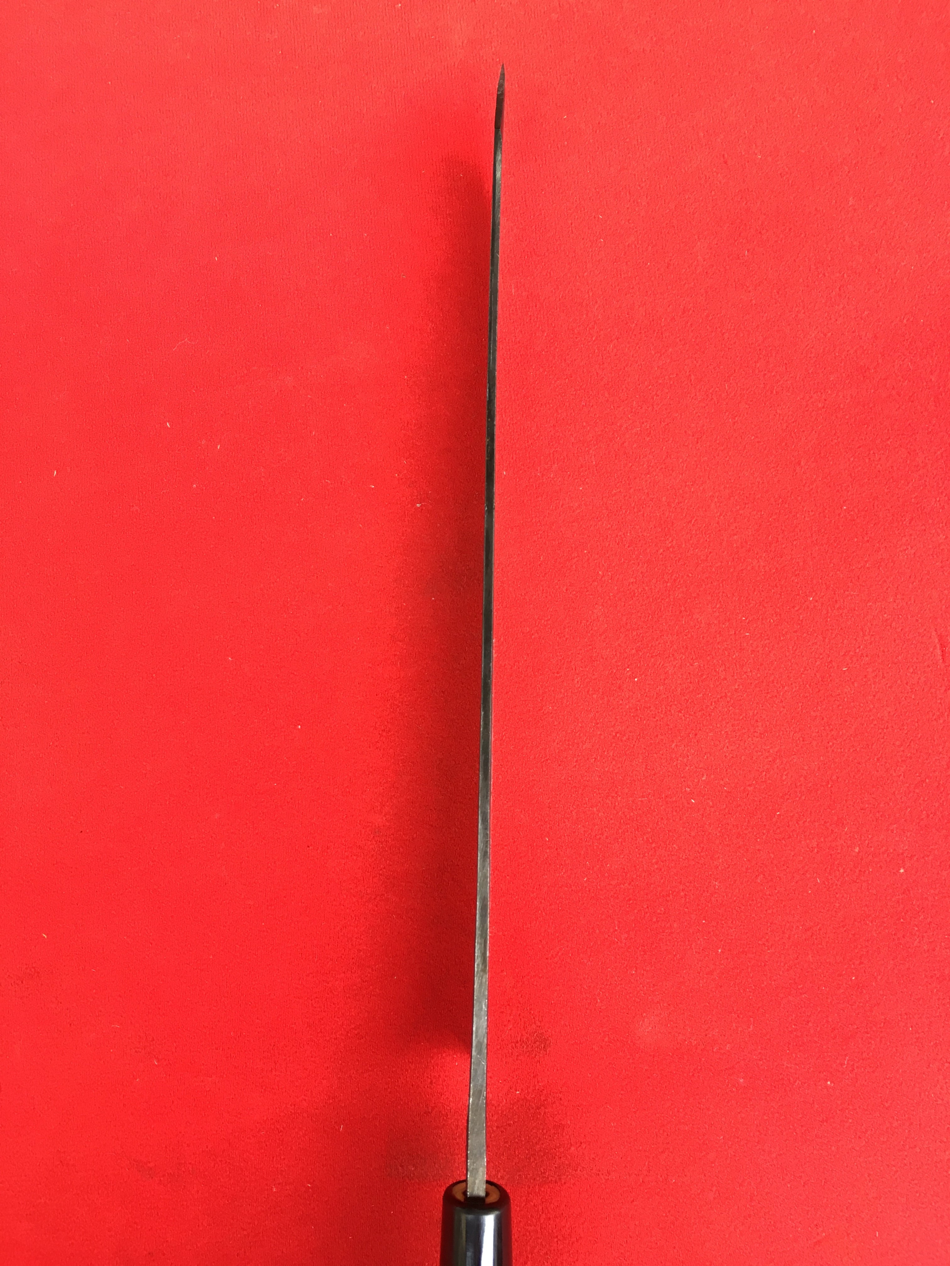 カツオ包丁 両刃 8寸 | 龍河洞の土佐打刃物・土佐壺屋 オンラインショップ