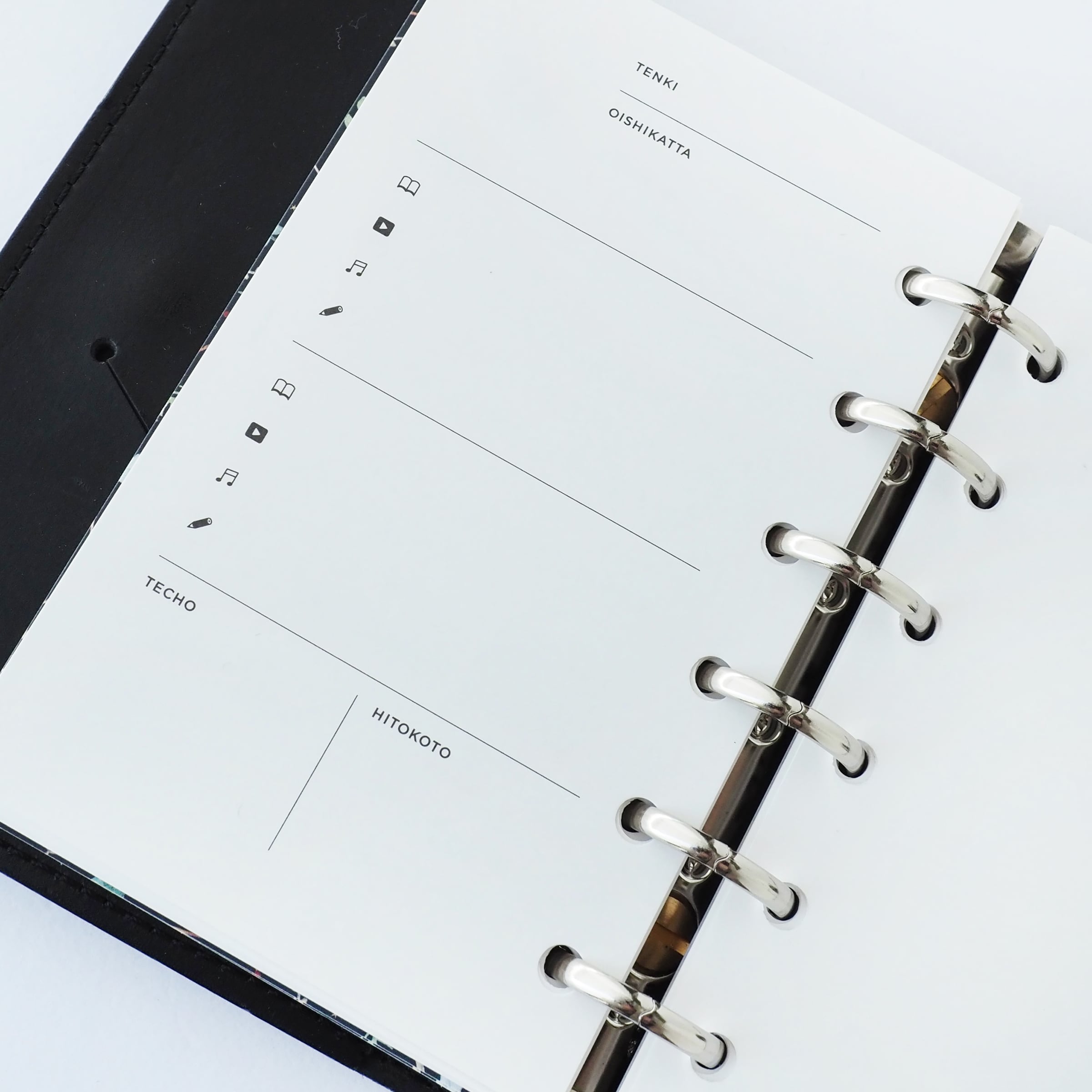 M6 ] ログ日記｜両面｜カケラリフィル | ASANEL