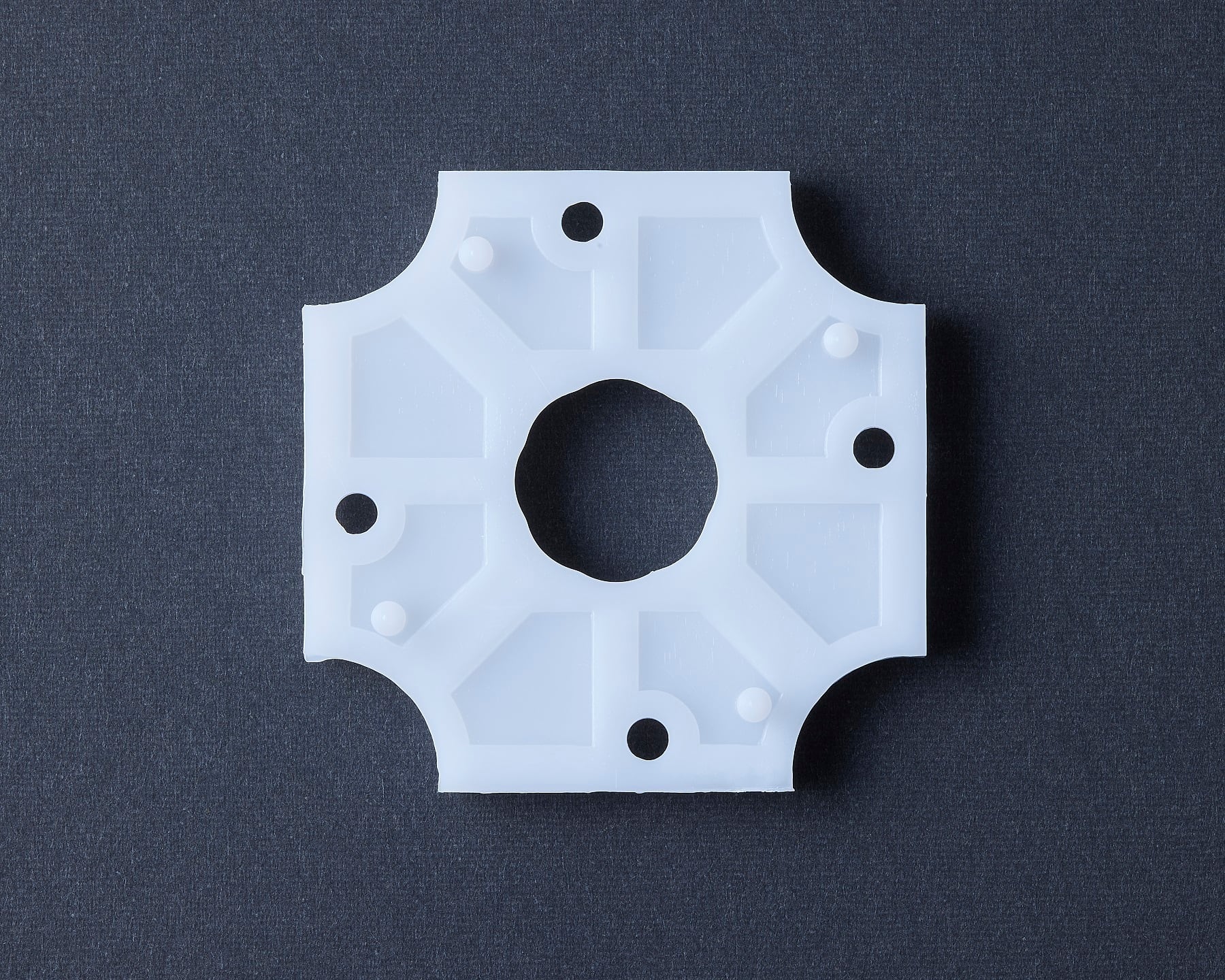 部品：SW取付ガイド8角型 白【小型用】 | セイミツ工業部品販売サイト