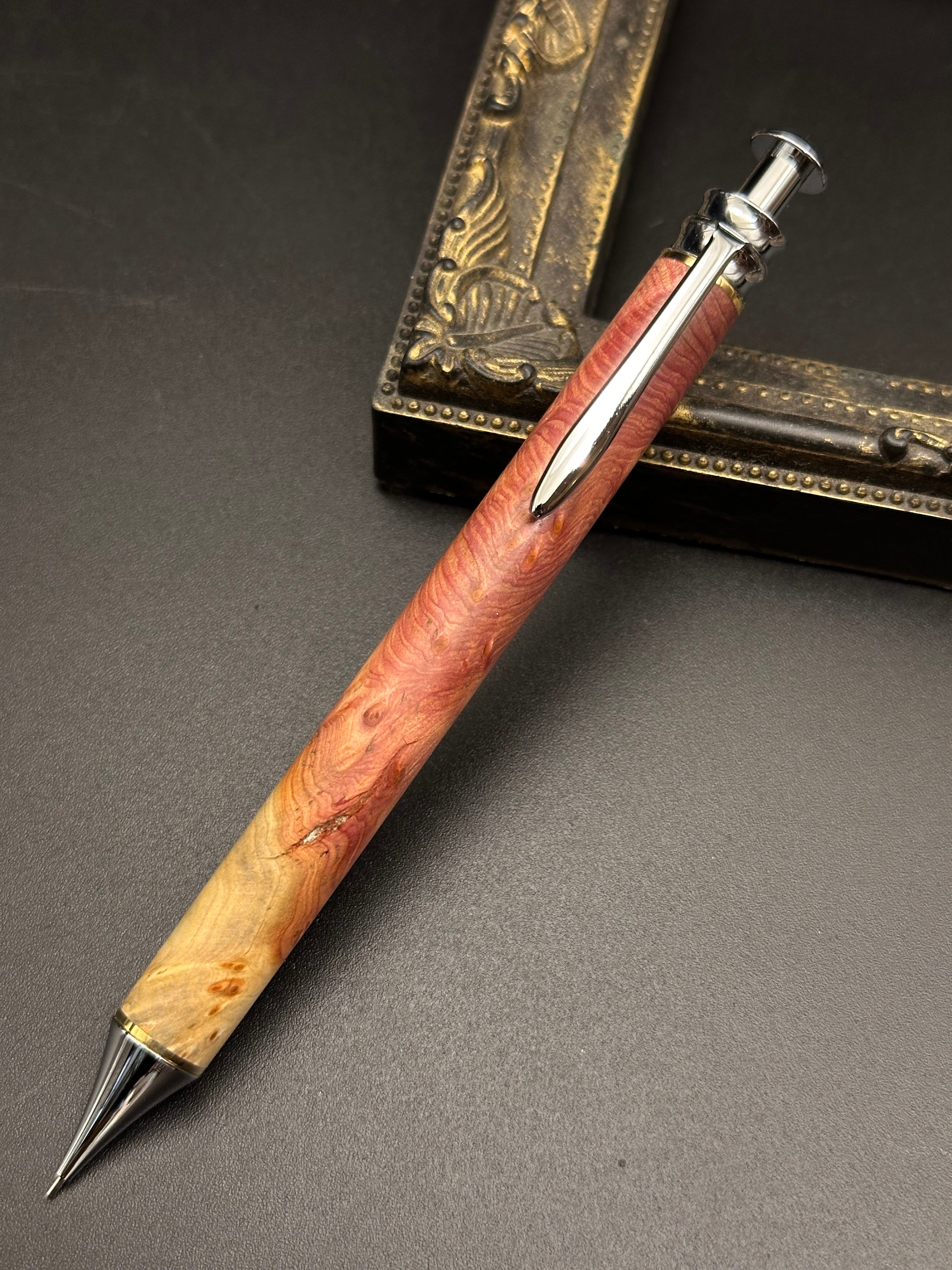 オリーブウッド/木軸シャープペン 低重心タイプ | Flamberg