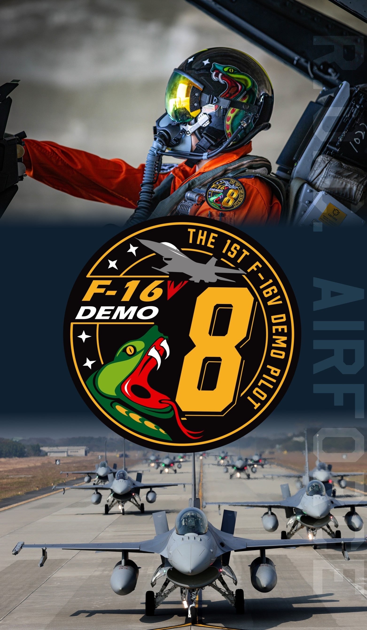 自衛隊グッズ 台湾空軍 ワッペン F-16 DEMO PILOT パッチ 「燦吉 さん