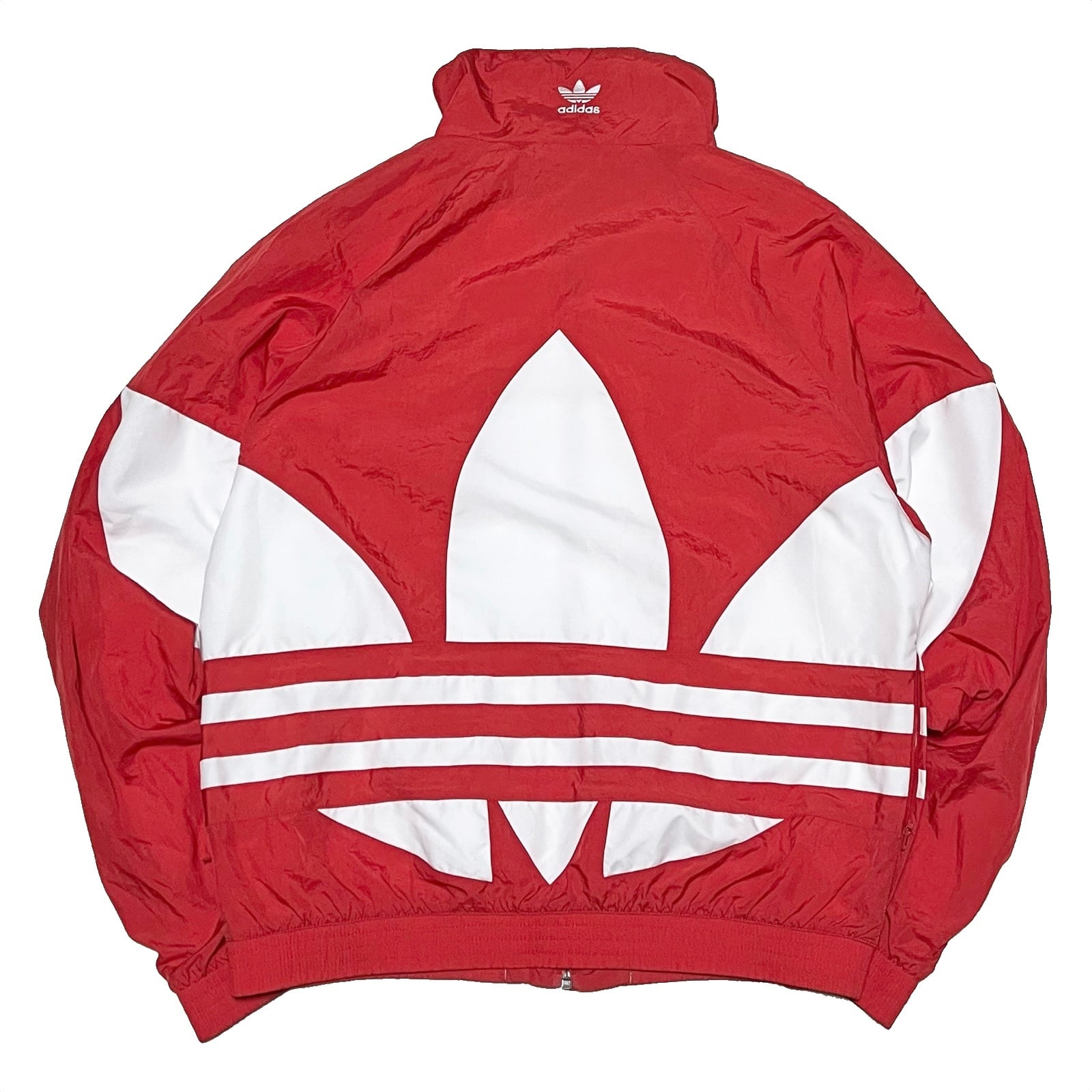 size M】ADIDAS アディダス ビッグトレフォイル ナイロンジャケット