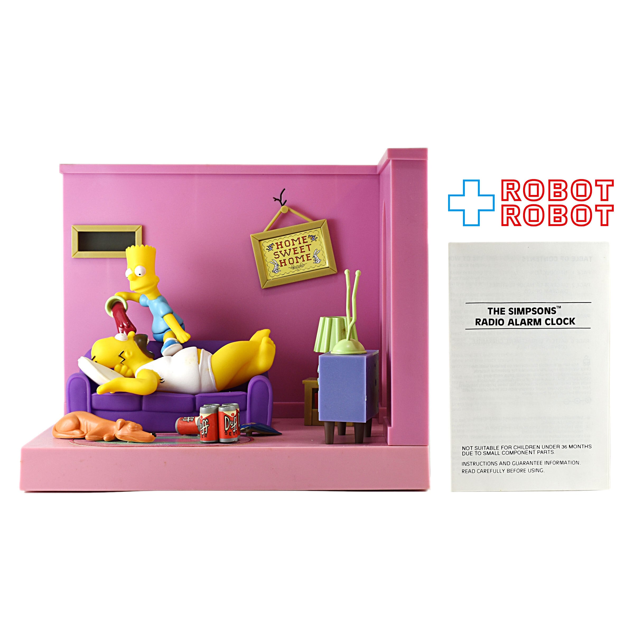 WESCO シンプソンズ ホーマー & バート トーキングラジオ アラーム