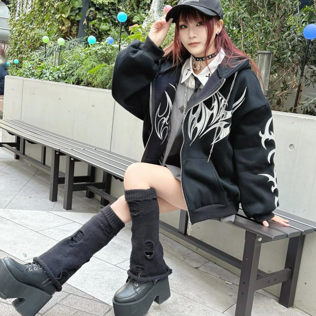 ダメージルーズレッグウォーマー | VOLCAN&APHRODITE