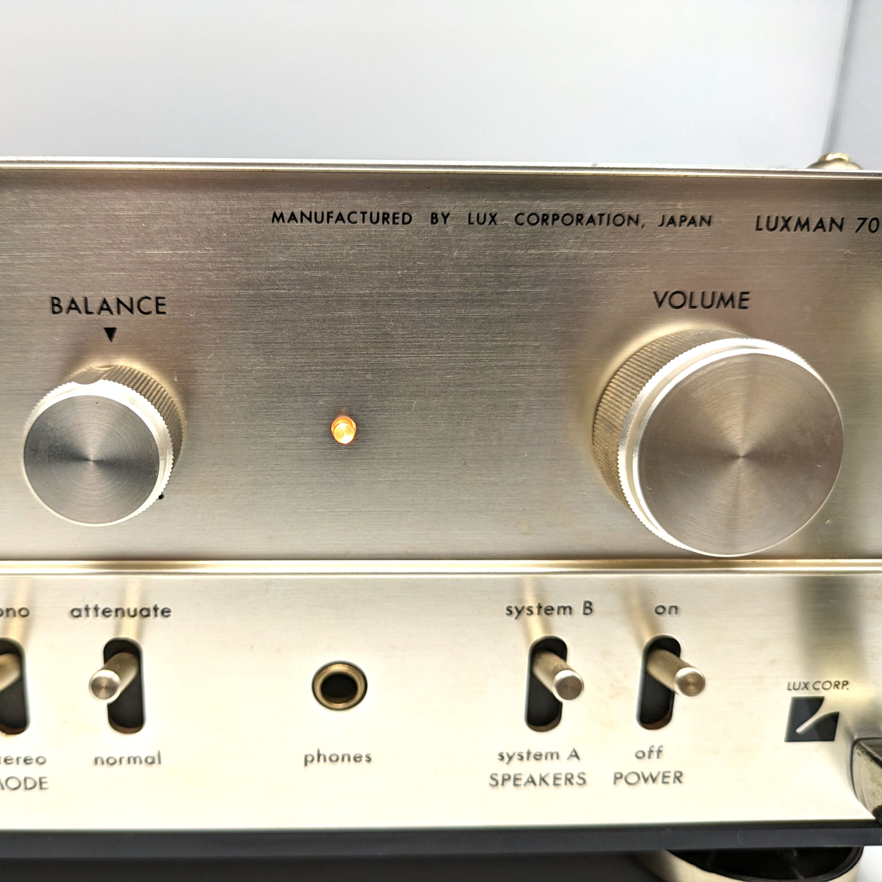 LUXMAN(ラックスマン)・SQ707・プリメインアンプ・ジャンク・改造品