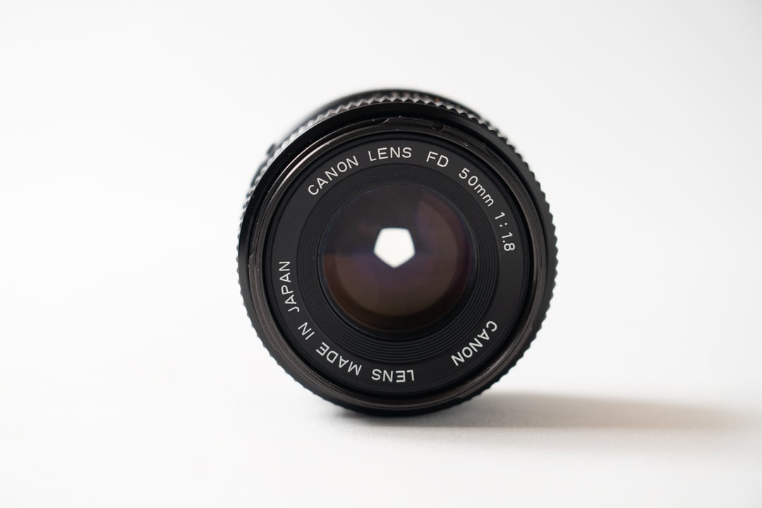 CANON LENS New FD 50mm F1.8 前後キャップ 【2104J5】 | studio 令宮