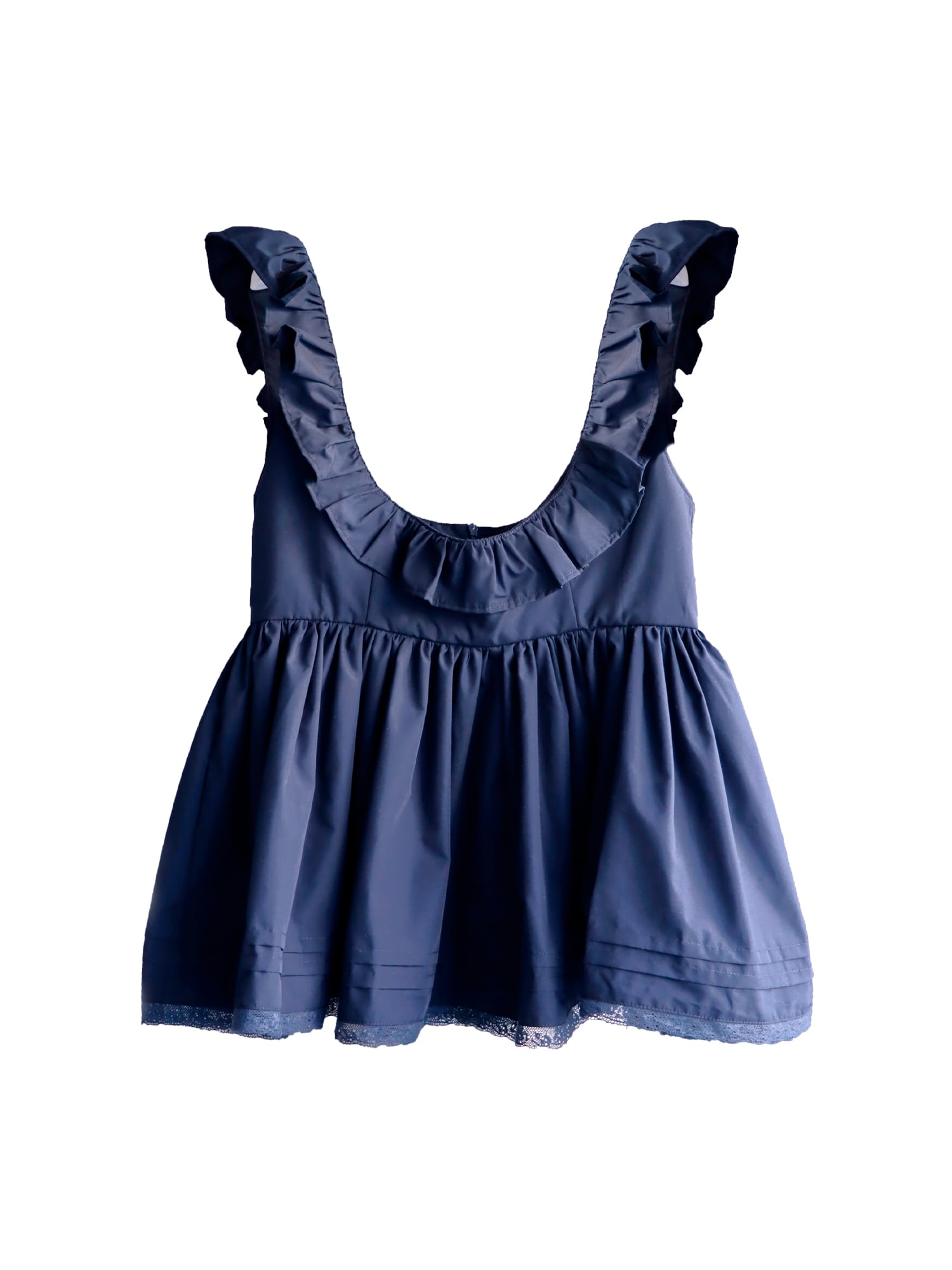 PETIT APLON TOP -NAVY- | mieya mieya
