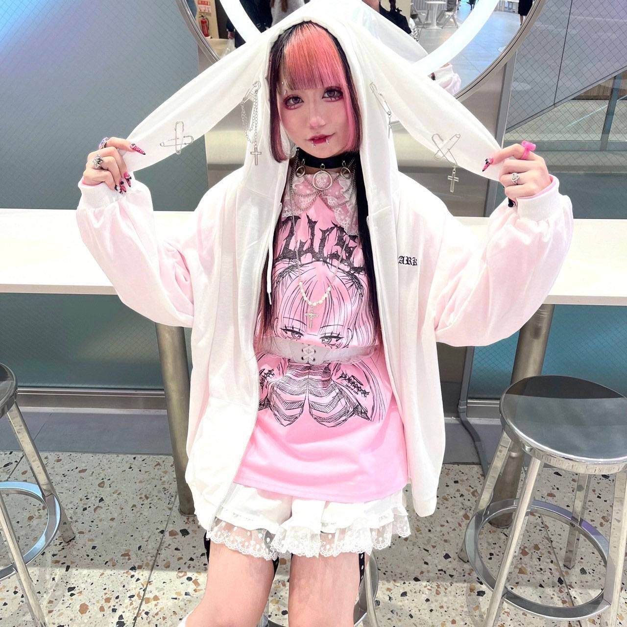 うさ耳ZIPパーカー(薄手) | VOLCAN&APHRODITE