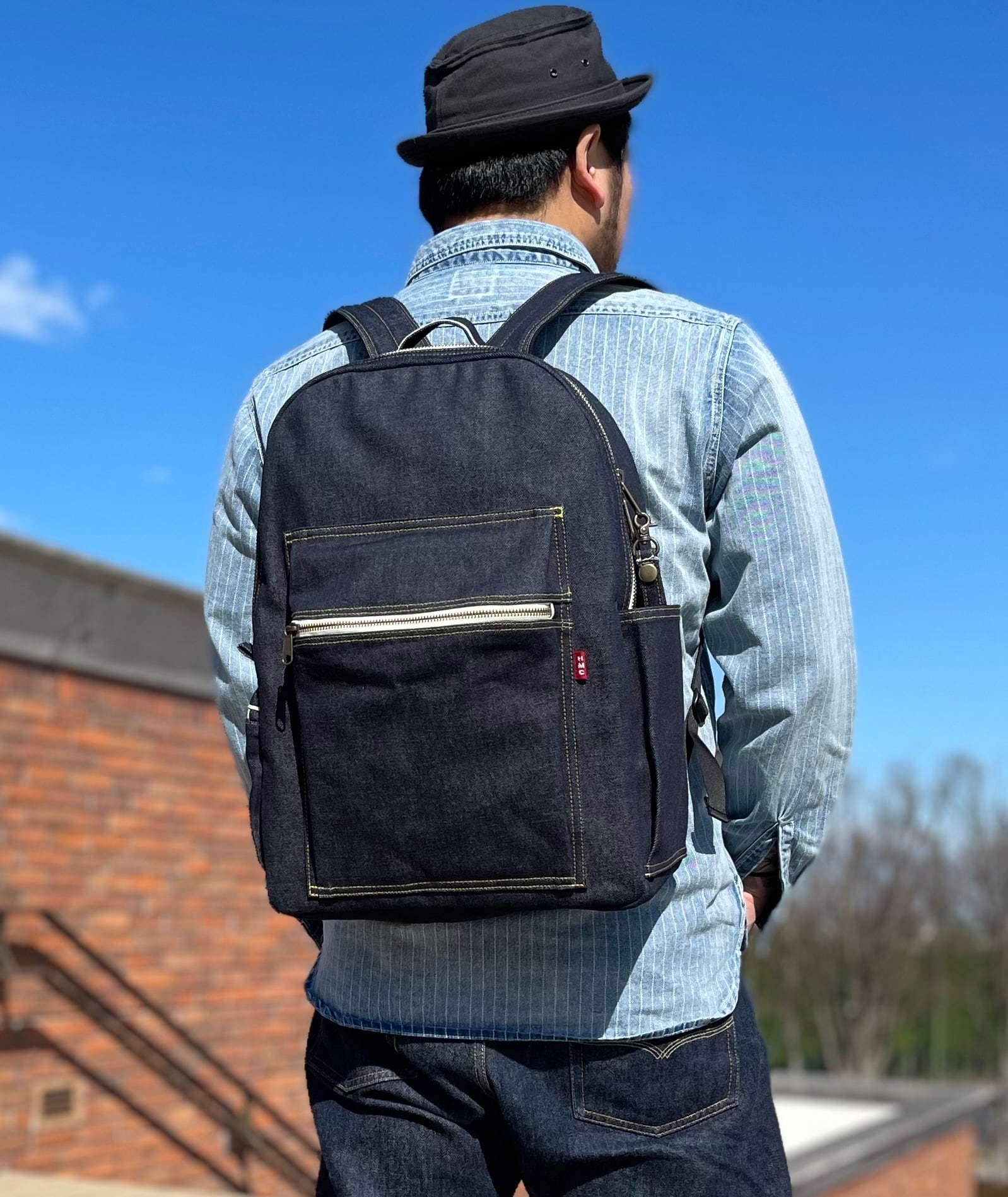 バックパック Lサイズ 岡山デニム 倉敷帆布 | HMclothing デニムバッグ