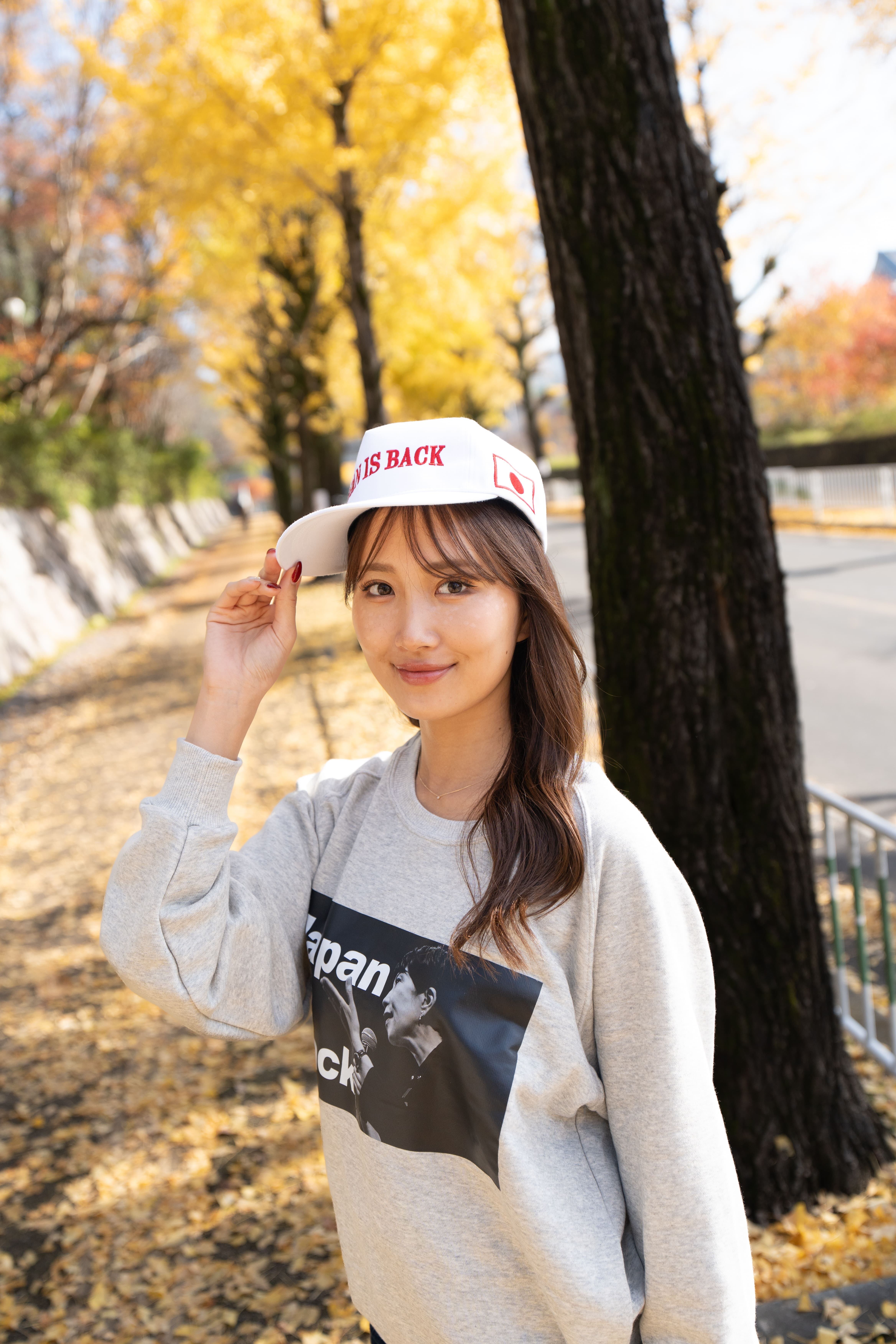 Japan is back キャップ ホワイト | チームサナエ Veanas号公式グッズ