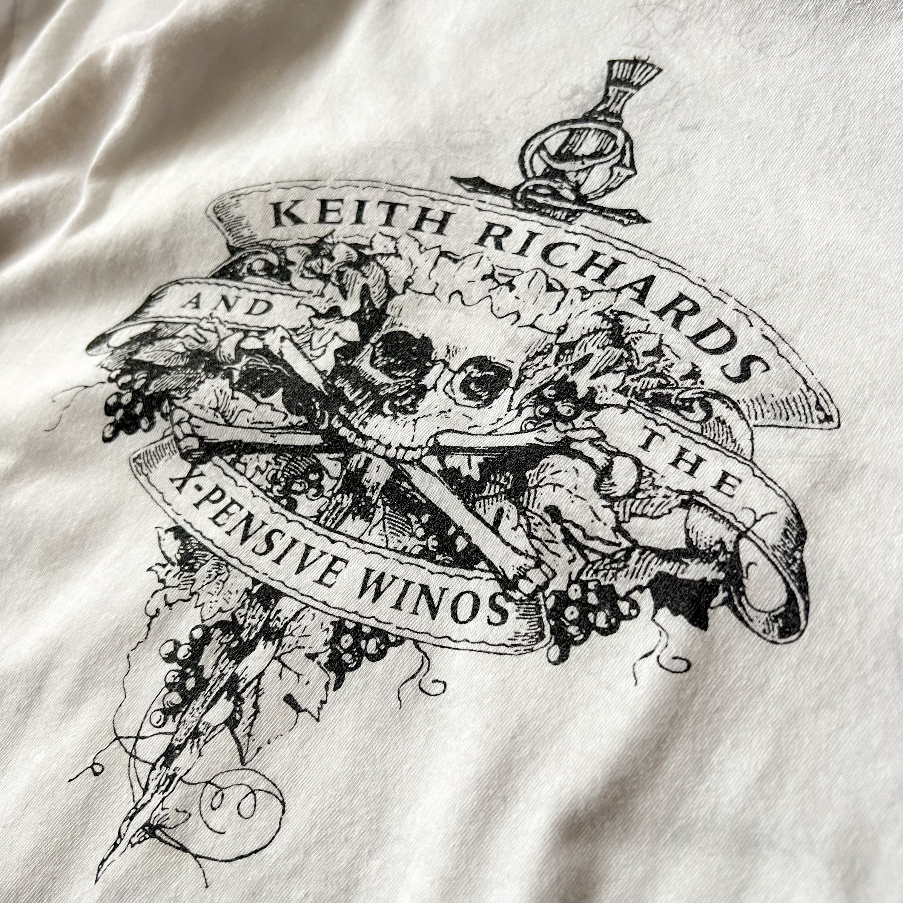 80s-90s “ Keith Richards and the X-Pensive Winos” band tee キース