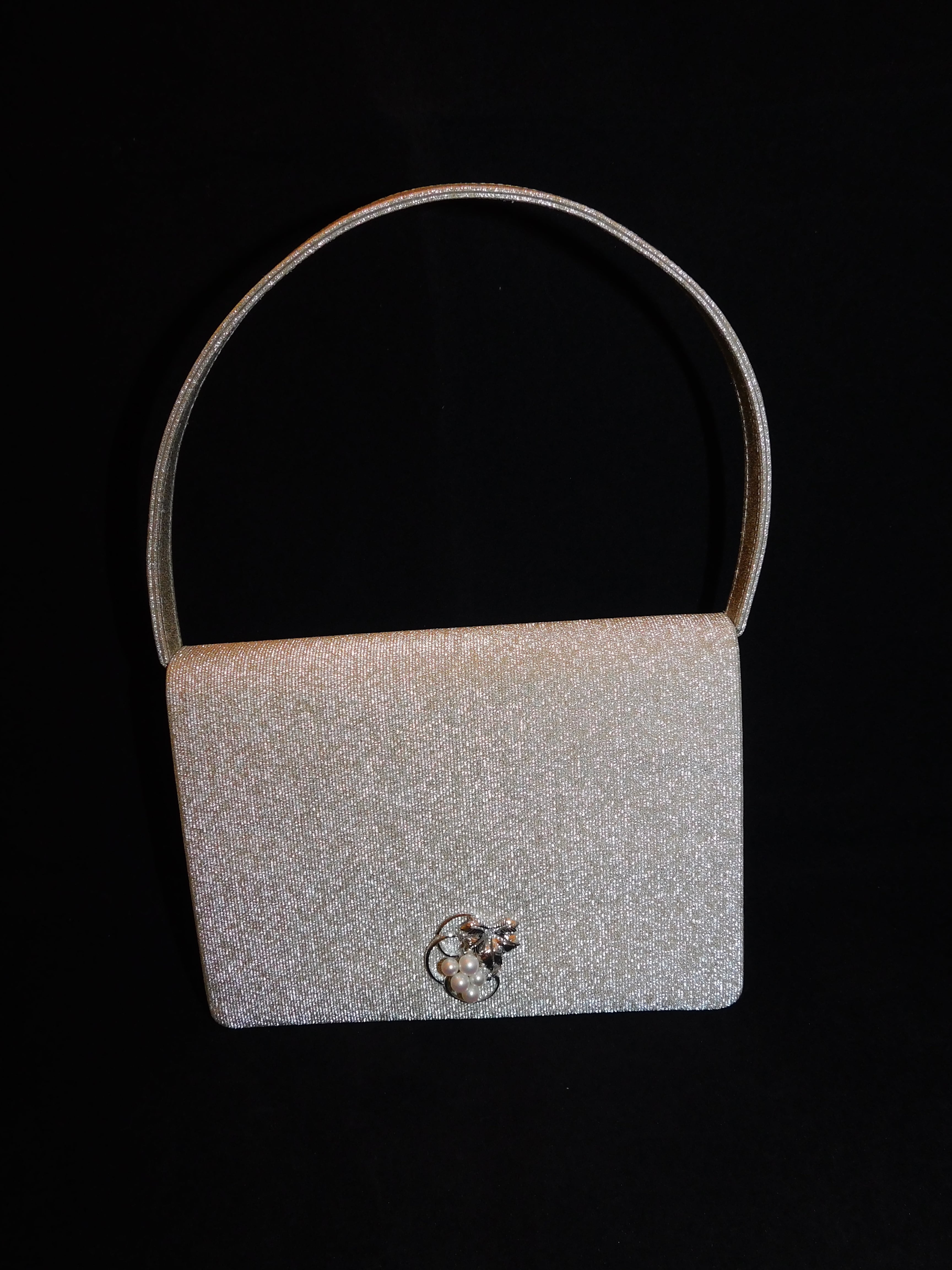 ミキモトパールバックFabric vintage bag(Mikimoto pearl) | 春夏秋冬