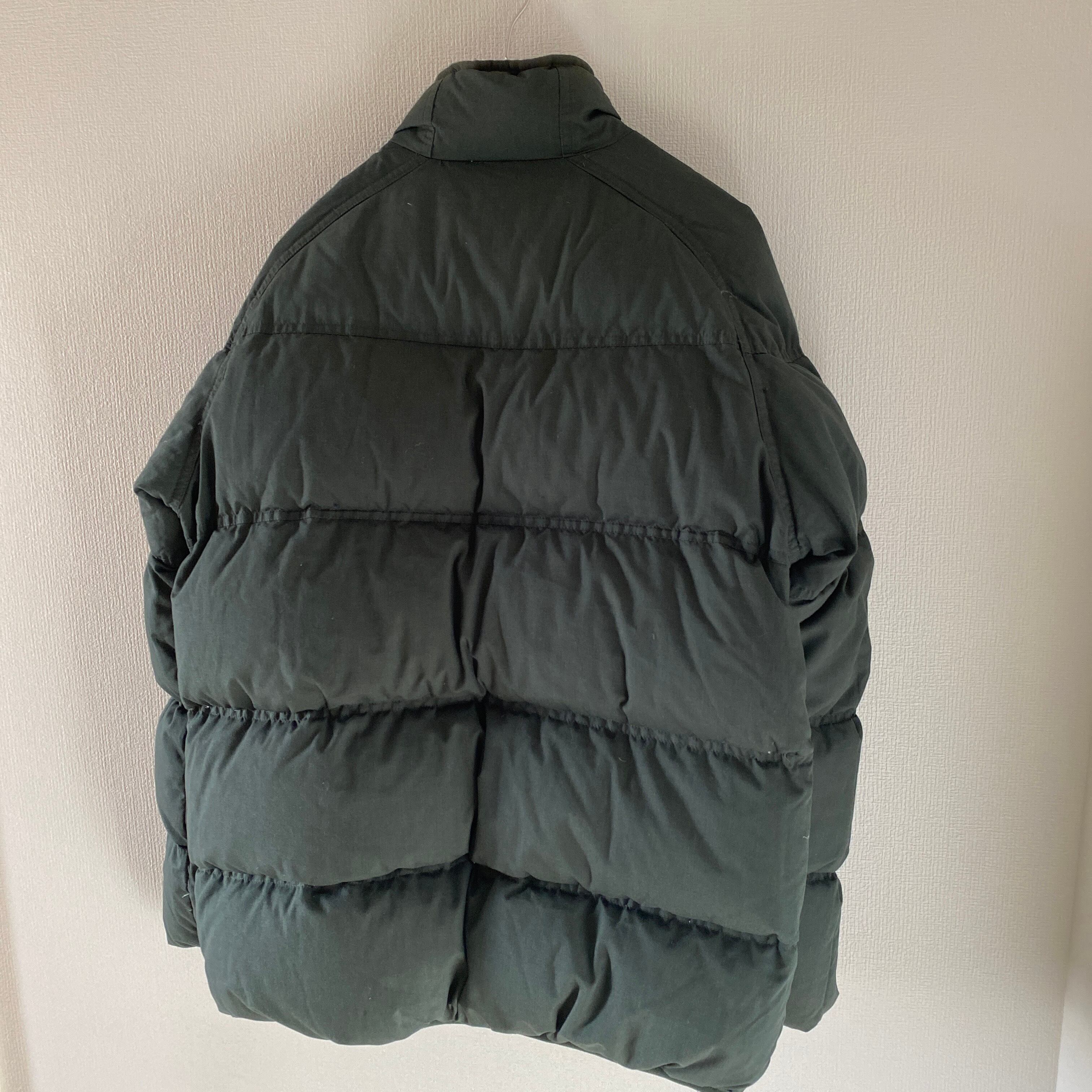 00'sNIKEナイキダウンジャケットメンズリバーシブルxl緑アウター