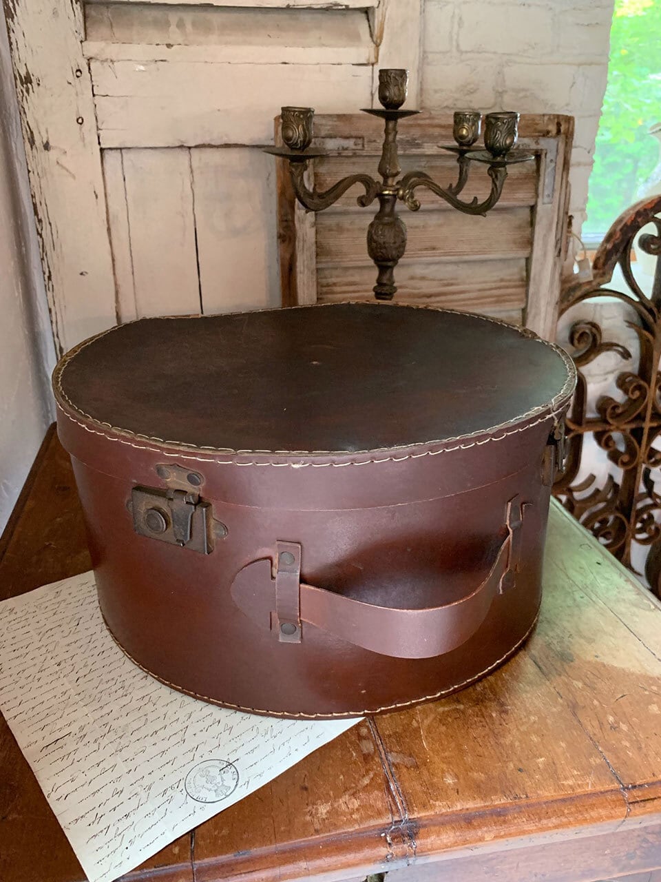 紙製 ハットボックス シャポーボックス 帽子 | Brocante de La Cocotte