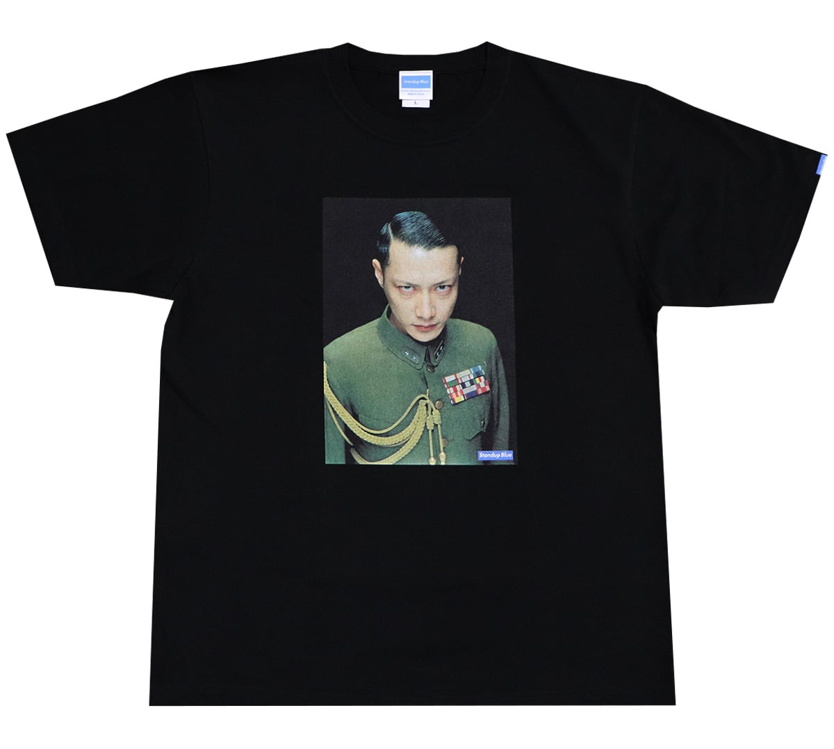 Sub×鳥肌実 S/S tee【BLACK】 | Standup Blue