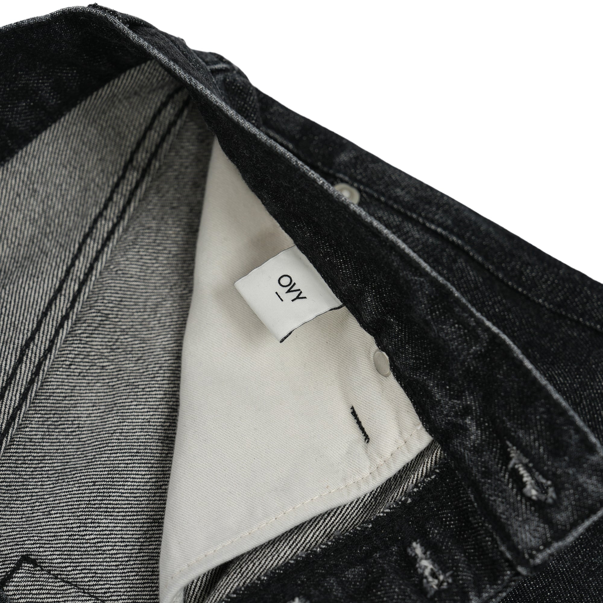 Japan Black Washed Heavy Oz Denim Pants | OVY