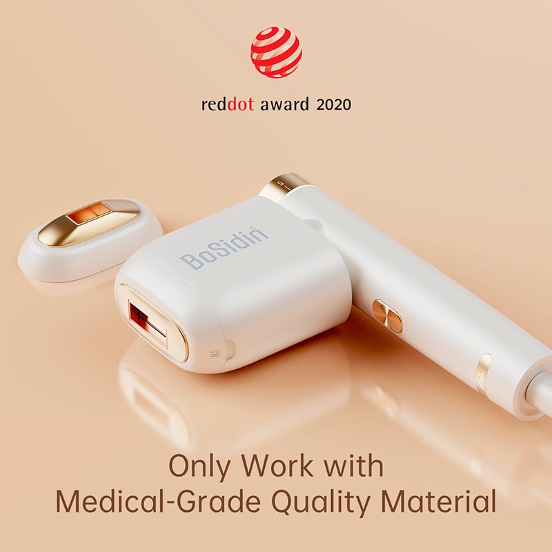 BoSidin脱毛器（ホワイト×ゴールド）お気に入り登録33,810円に♪【50万