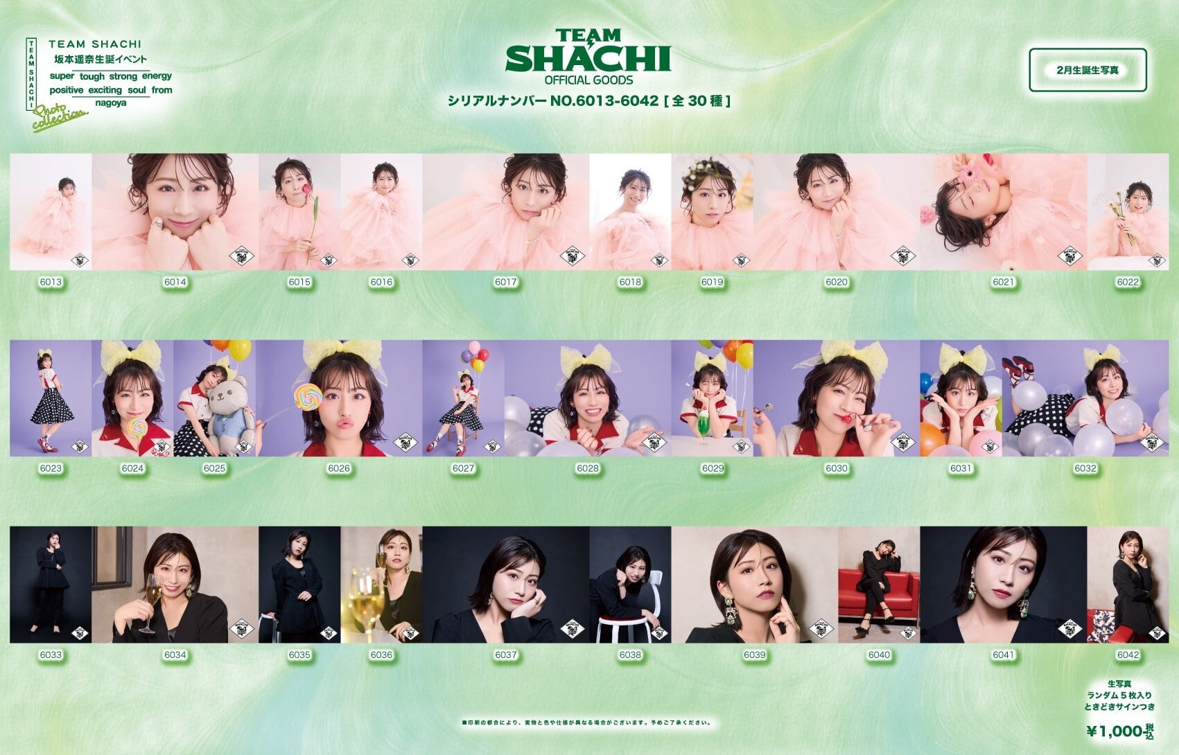 坂本遥奈 生誕生写真 | TEAM SHACHI SHOP