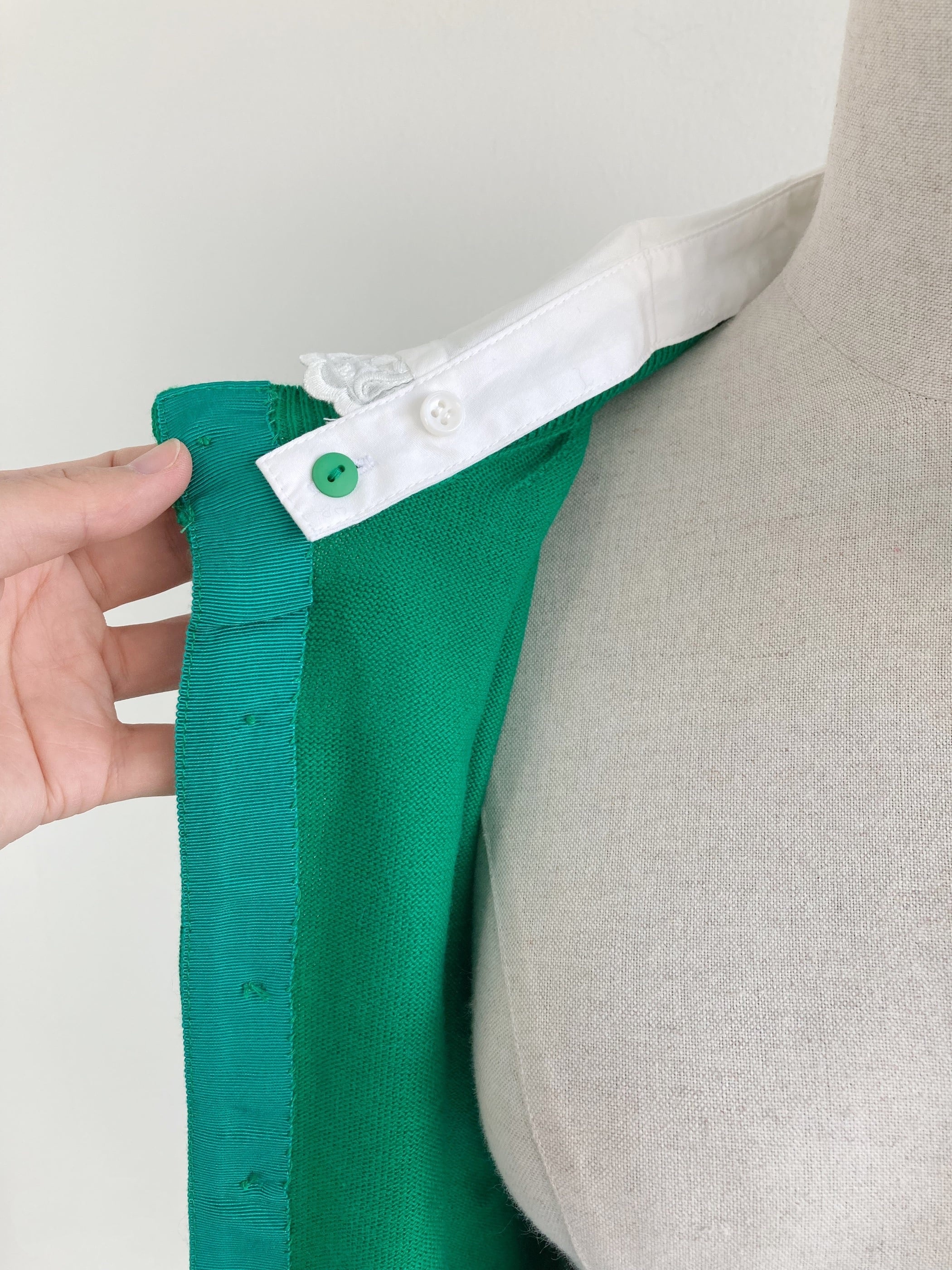 MUVEIL クローバーレース衿ニット | KOKO