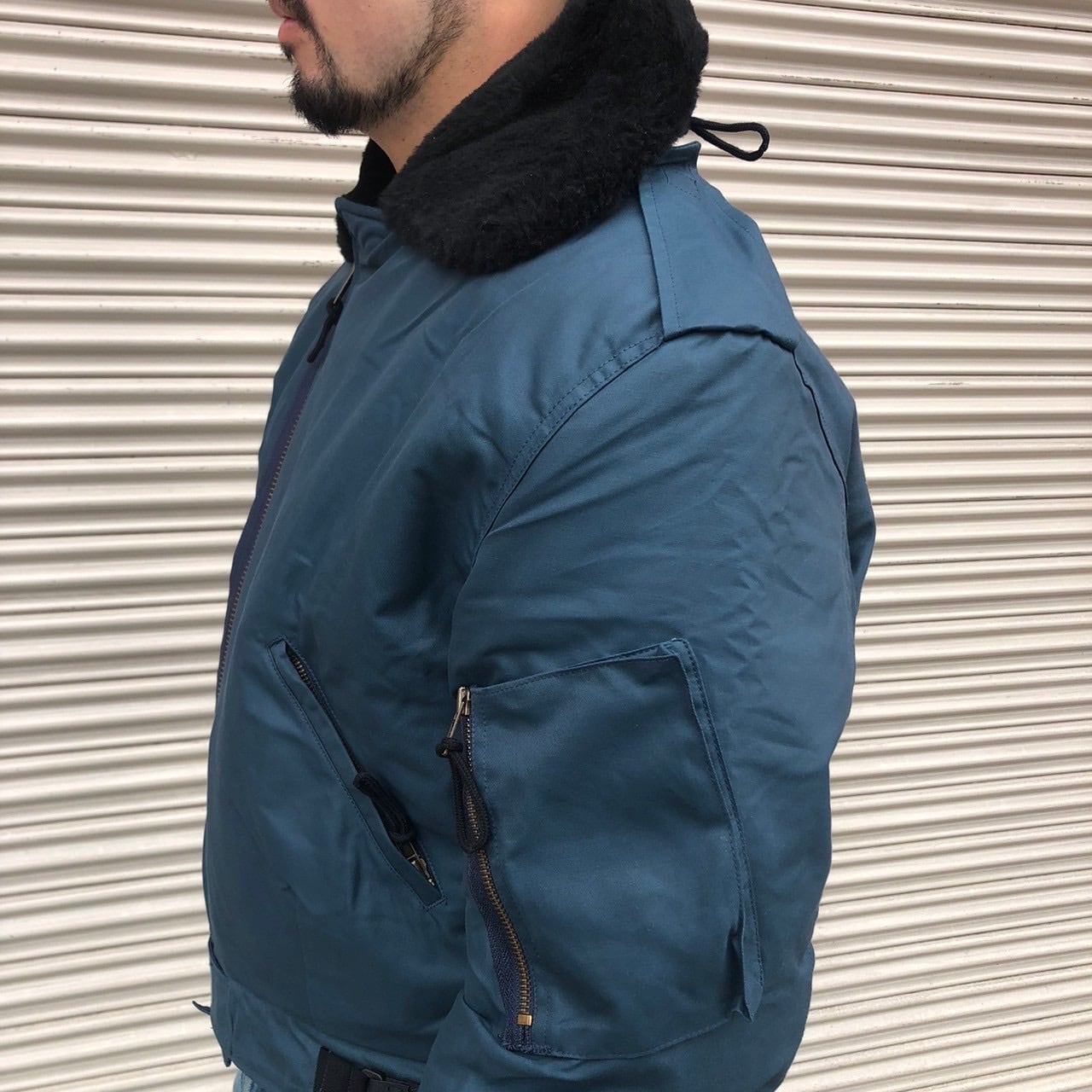 デッドストック 90sカナダ軍 実物 フライトジャケット ヴィンテージ