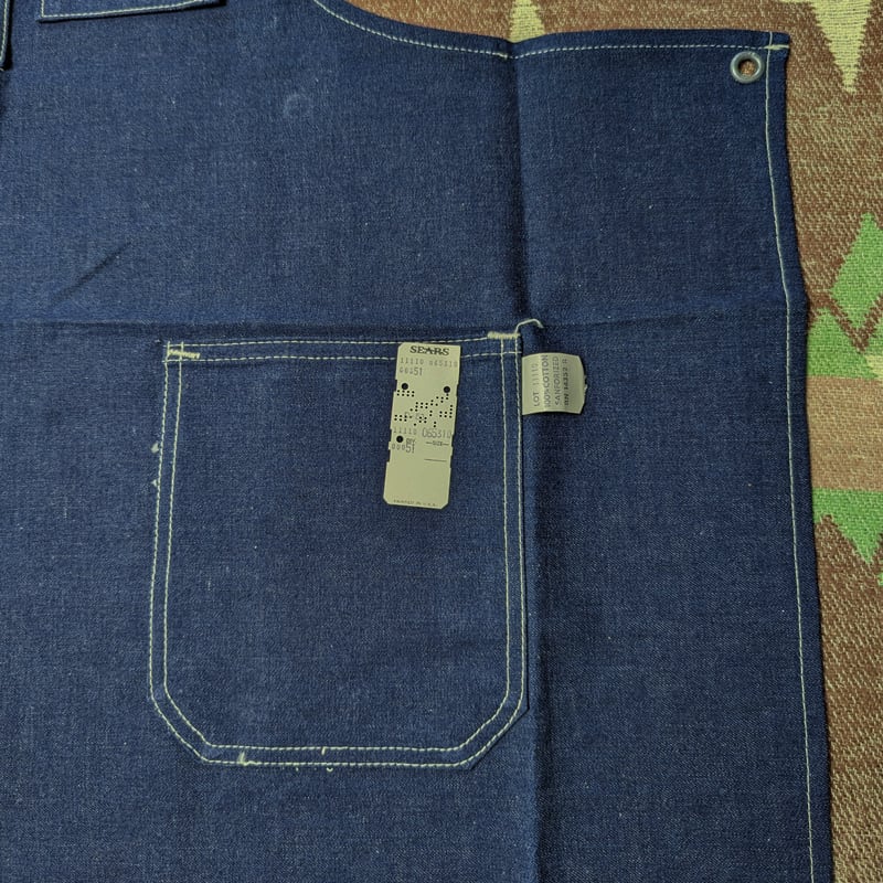 60s Sears Denim Work Apron / DEAD-STOCK | Wonder Wear ヴィンテージ
