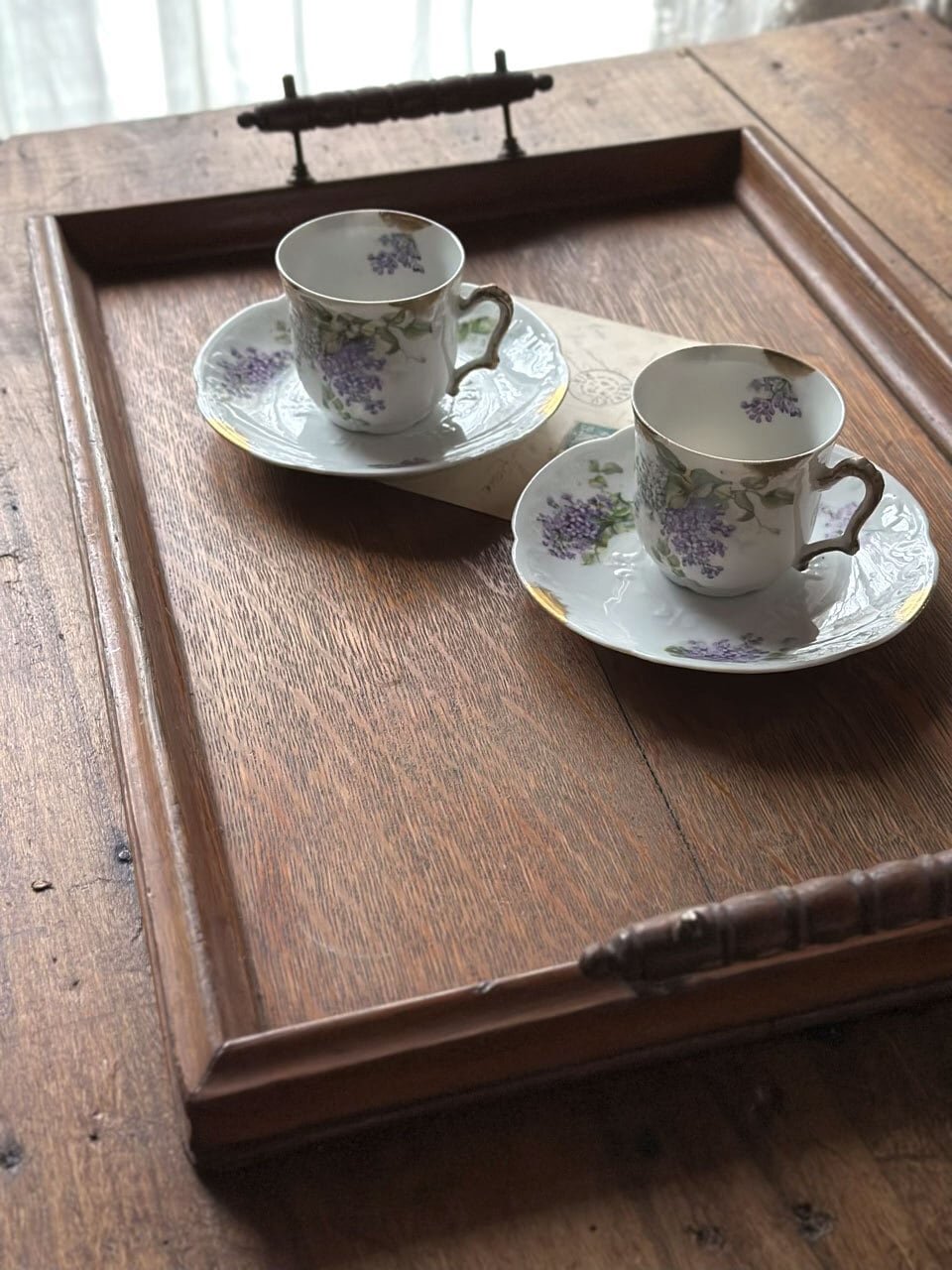 ウッドトレイ 木製トレイ お盆 | Brocante de La Cocotte （フランス