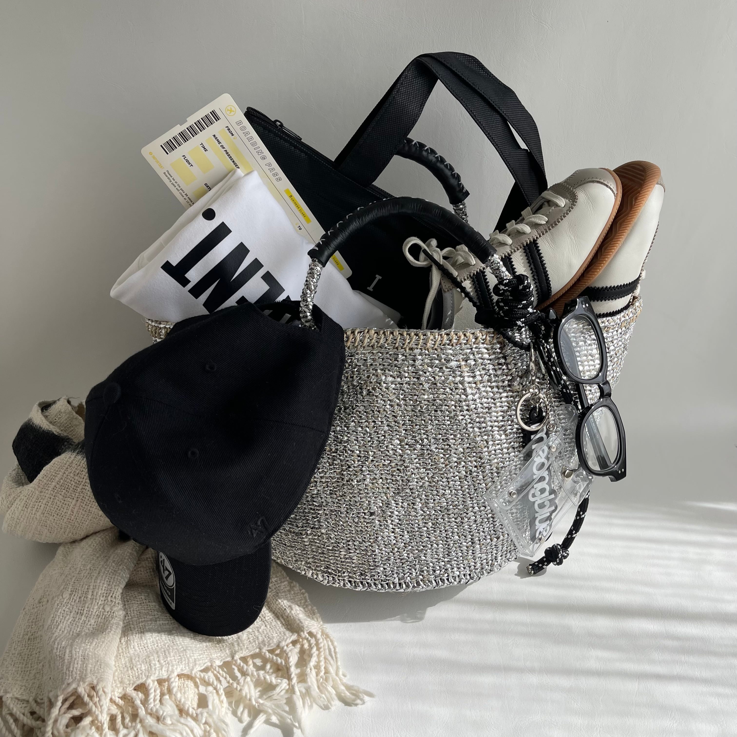 Kago-Bag / ML / SILVER / ロゴチャーム＆保冷温エコバッグ付き