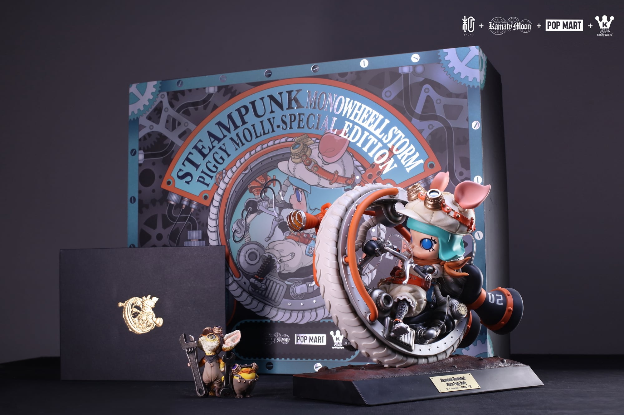 Steampunk Monowheell Storm Piggy Molly 特典版｜鎌田光司×Kenny Wong