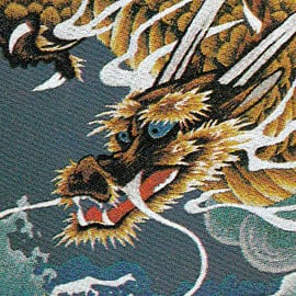 東京文化刺繍キット No229 竜 6号サイズ | 東京文化刺繍 (株)イワセ商会